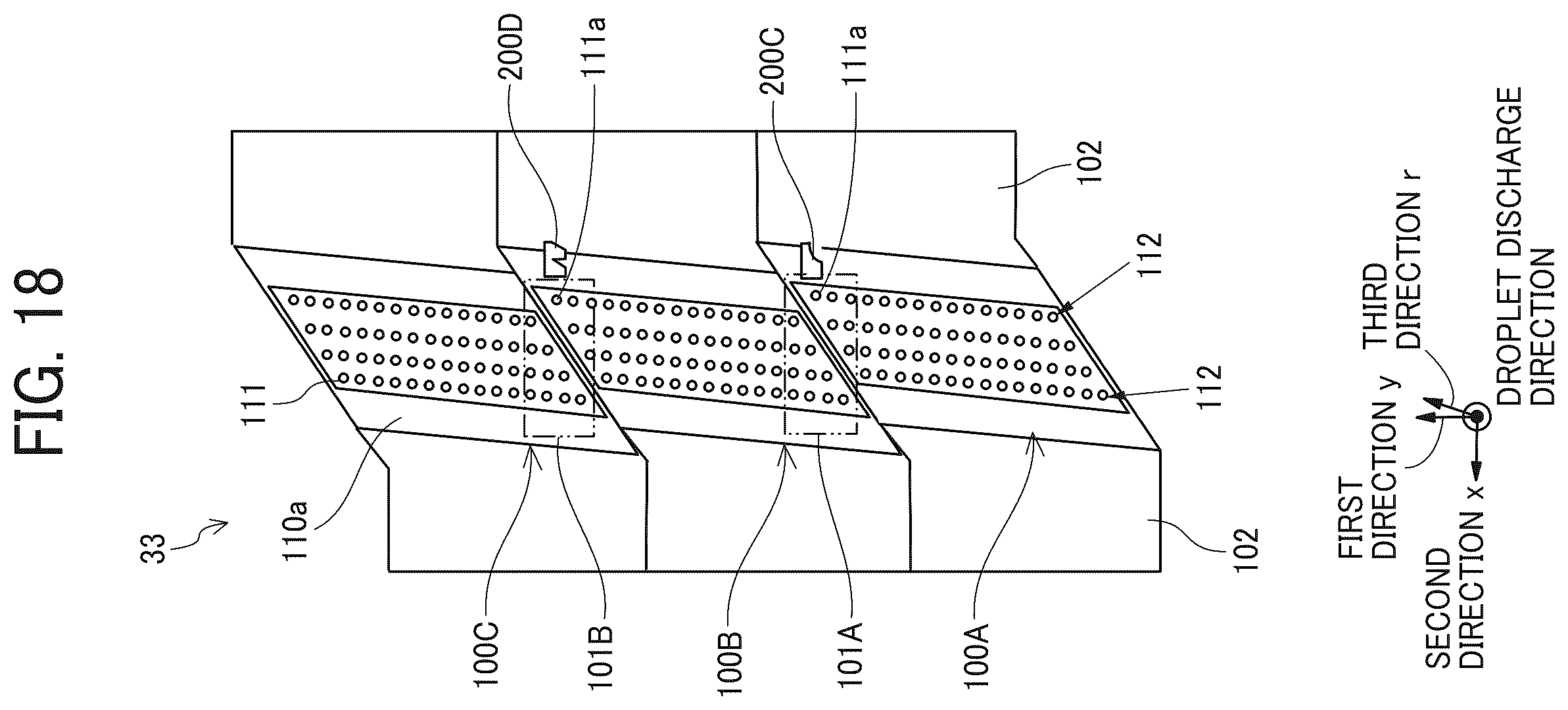 Patent US12552166 Figure 12 – Discharge head, discharge head unit, discharge apparatus, and printer
