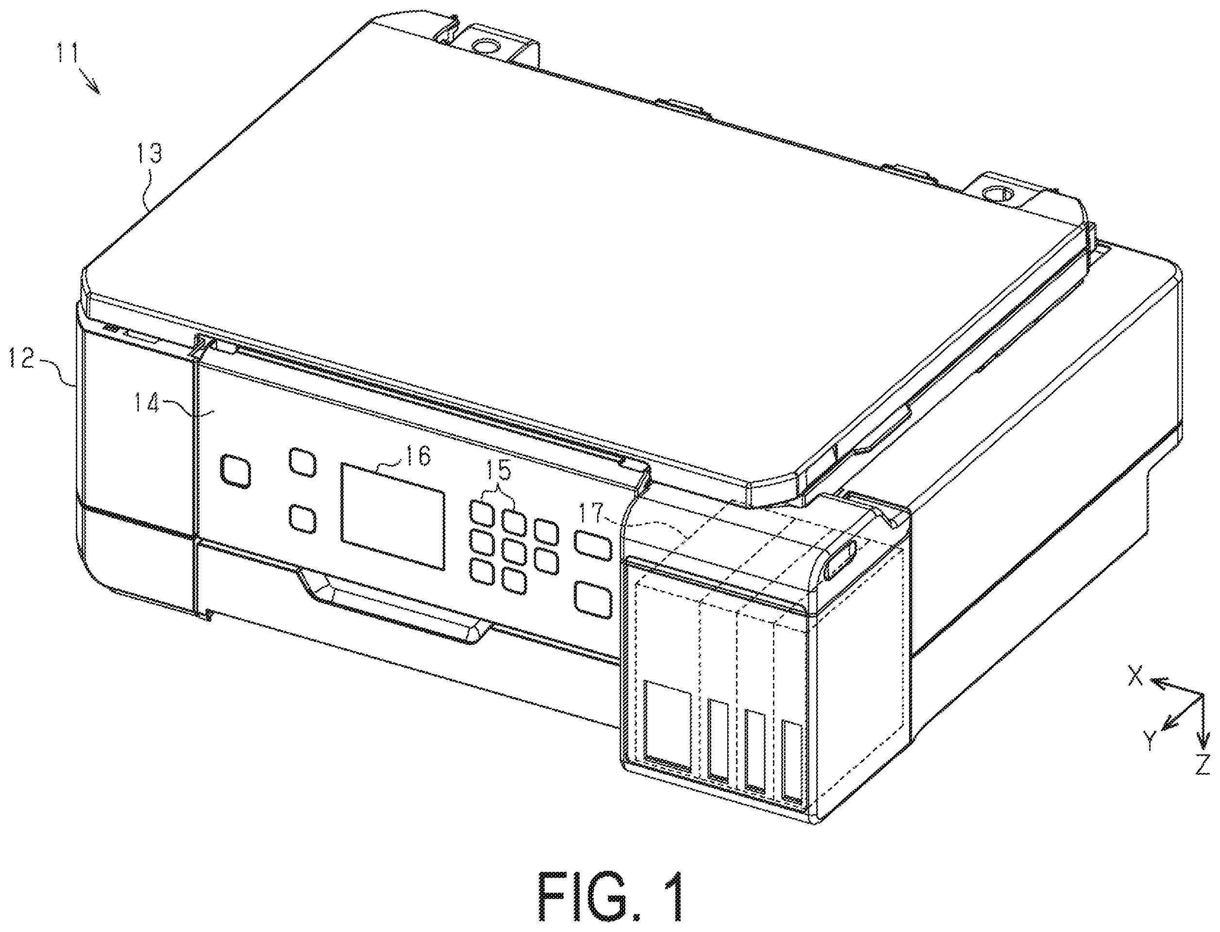 Patent US12552168 — Maintenance device, liquid ejecting device, and maintenance method for liquid ejecting device — Figure 1