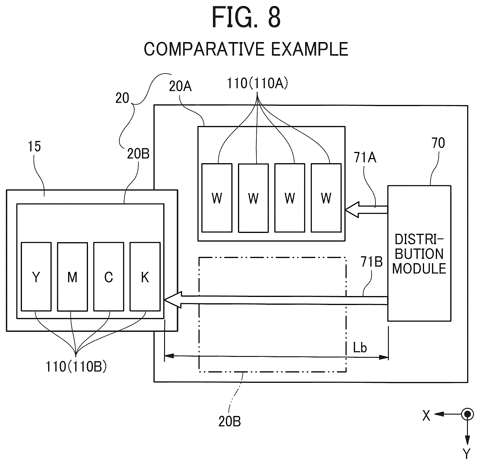 Patent US12552171 Figure 8 – Printer
