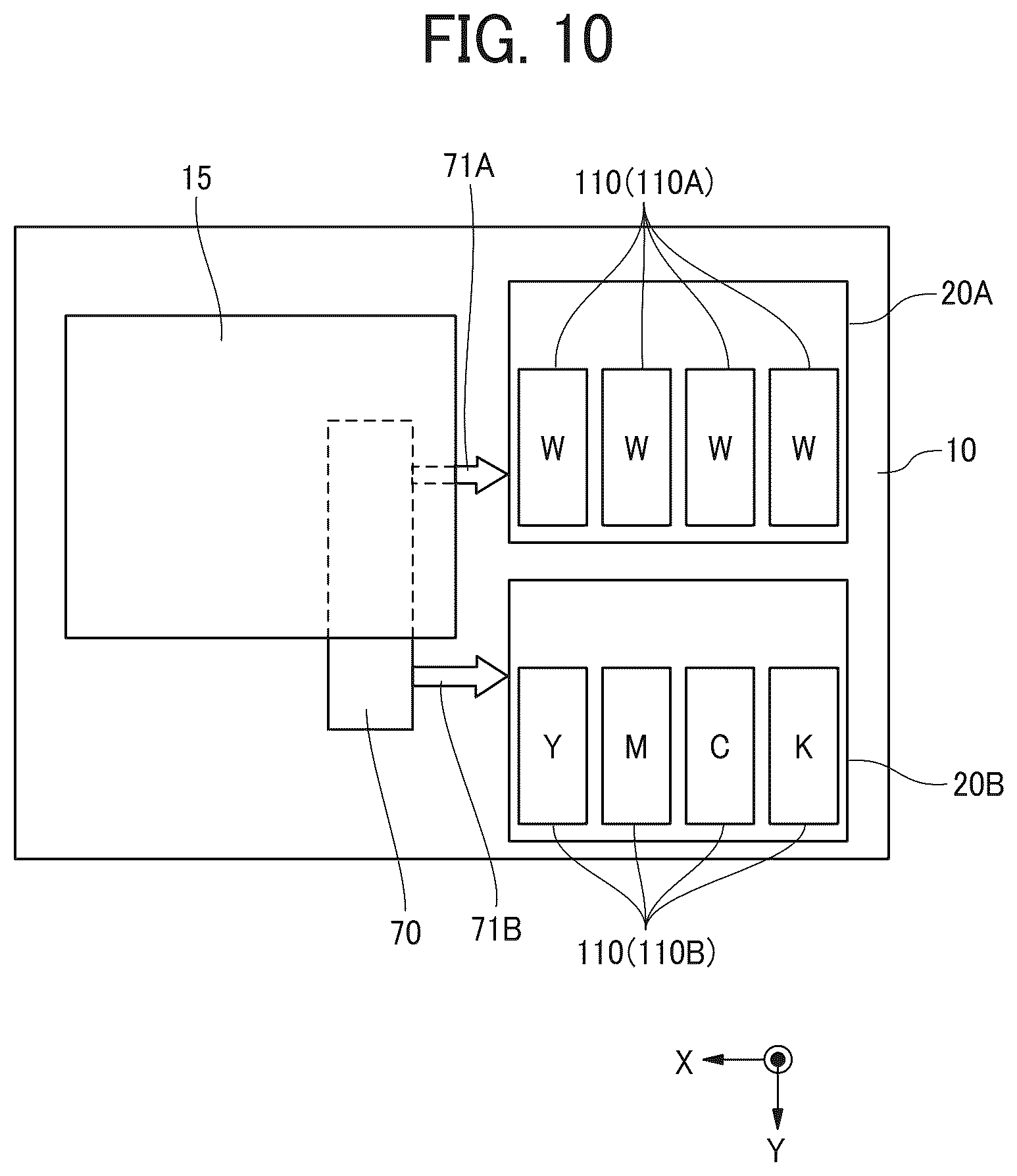 Patent US12552171 Figure 10 – Printer