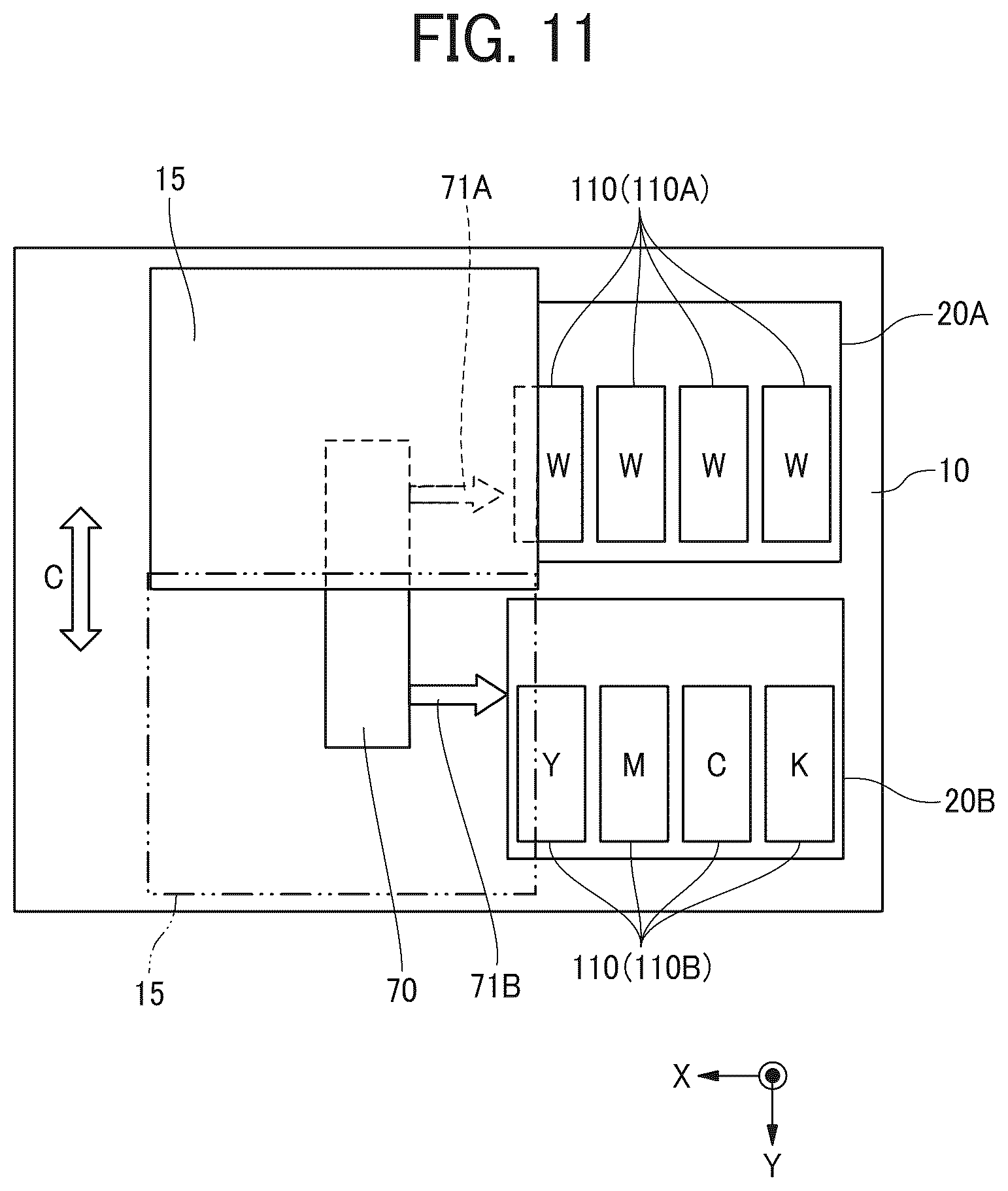 Patent US12552171 Figure 11 – Printer
