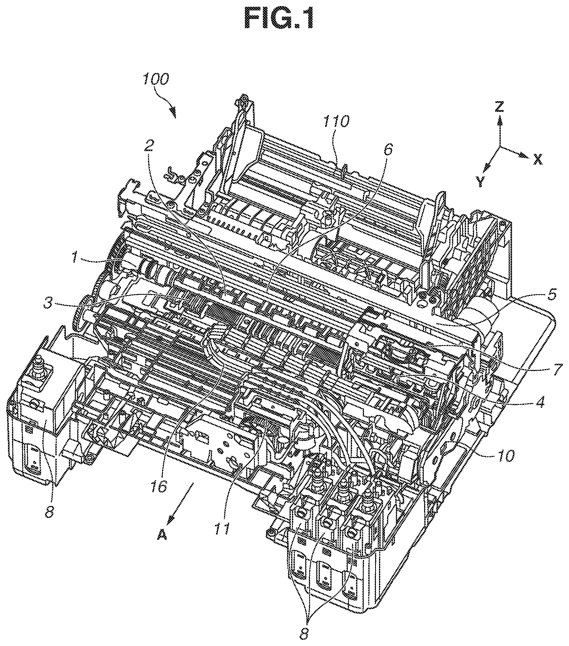 Patent US12552173 — Liquid storage container and liquid ejection apparatus — Figure 1