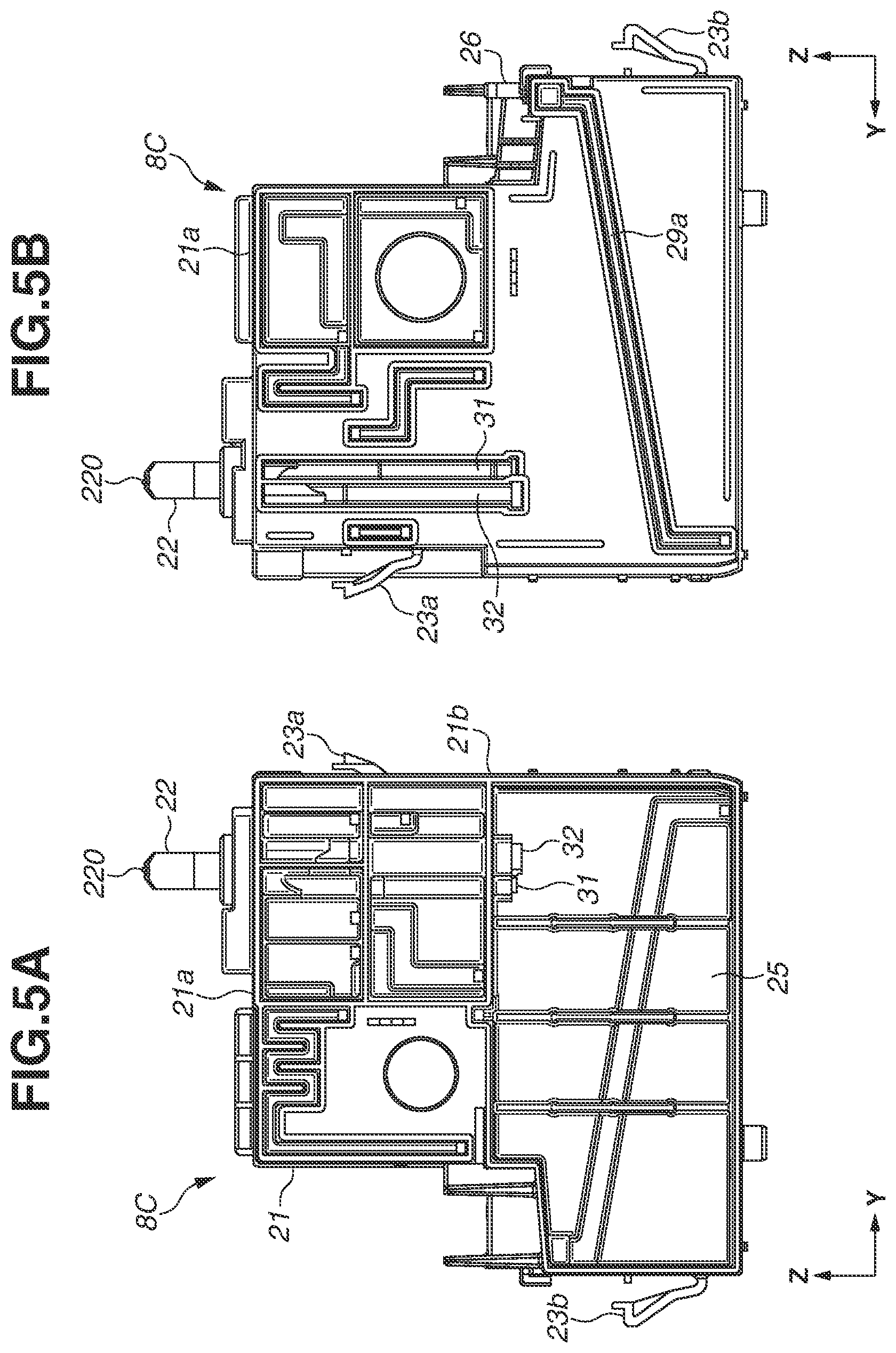 Patent US12552173 Figure 5 – Liquid storage container and liquid ejection apparatus