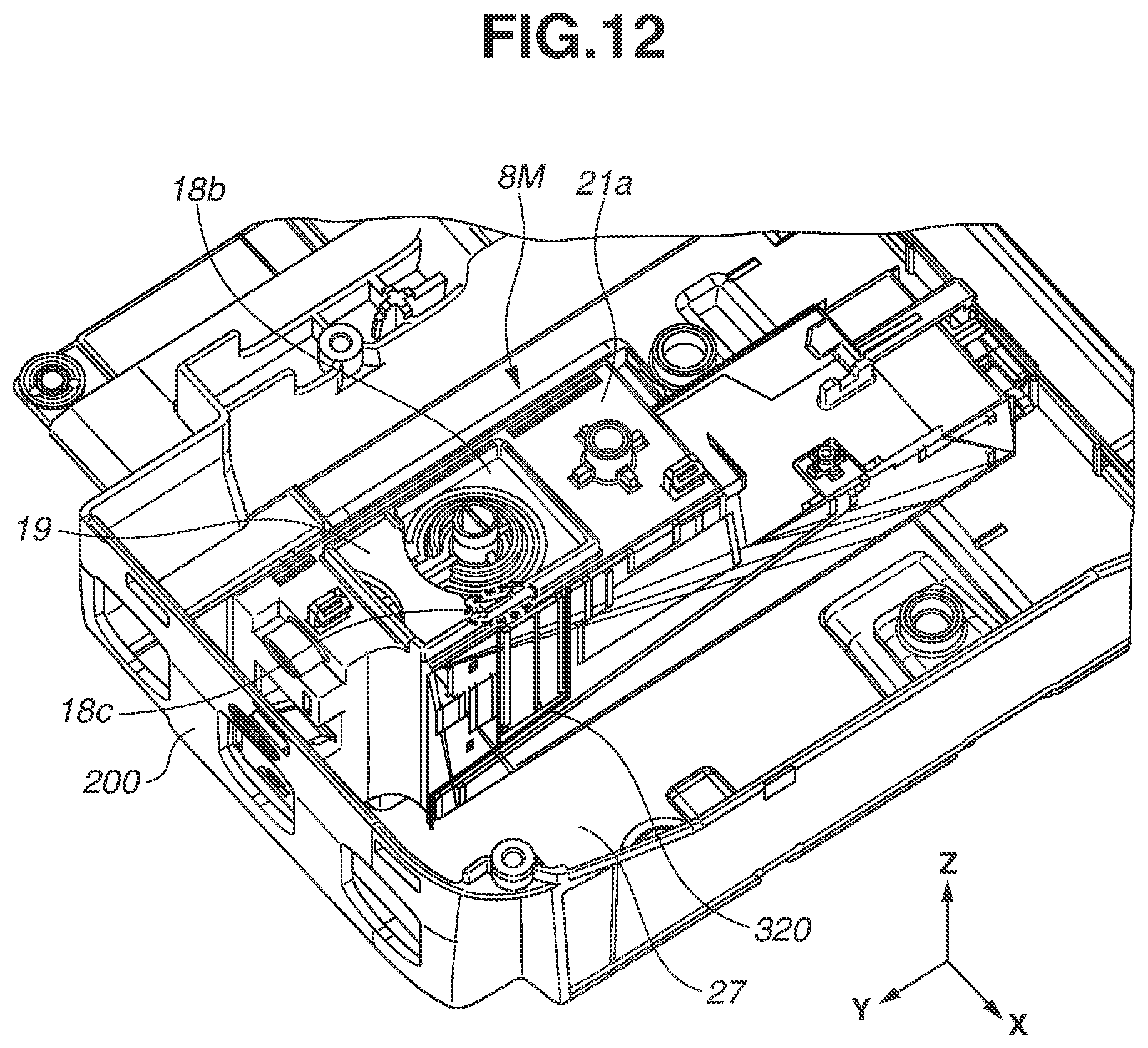 Patent US12552173 Figure 12 – Liquid storage container and liquid ejection apparatus
