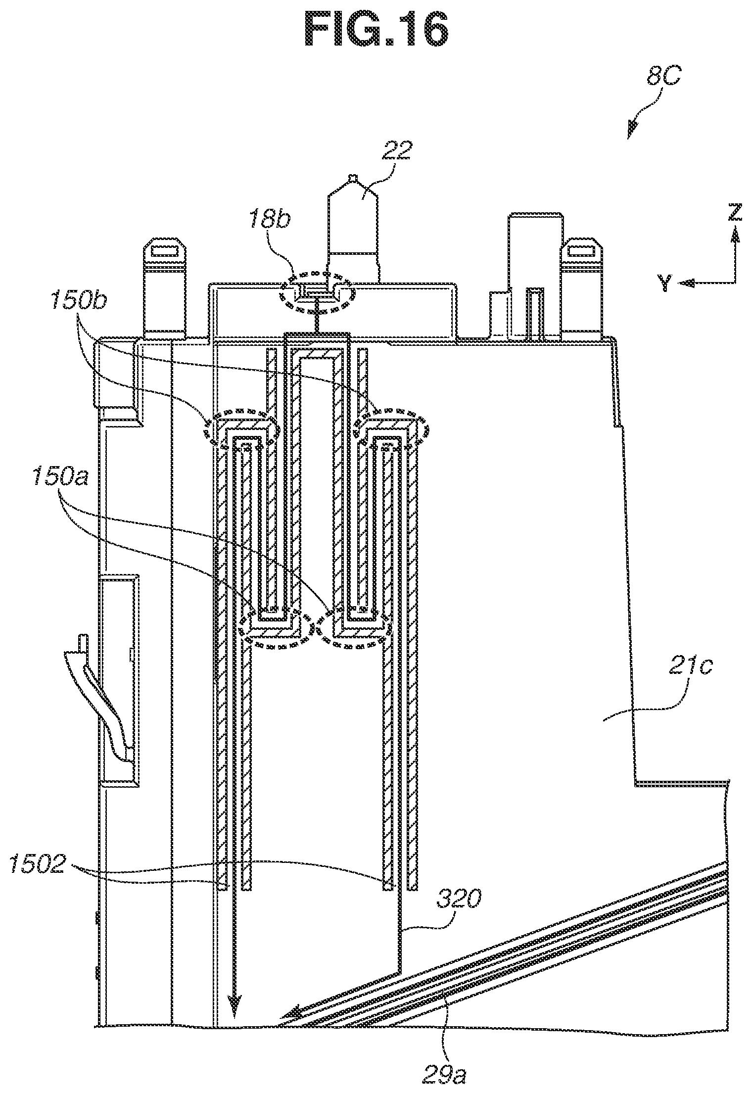 Patent US12552173 Figure 16 – Liquid storage container and liquid ejection apparatus