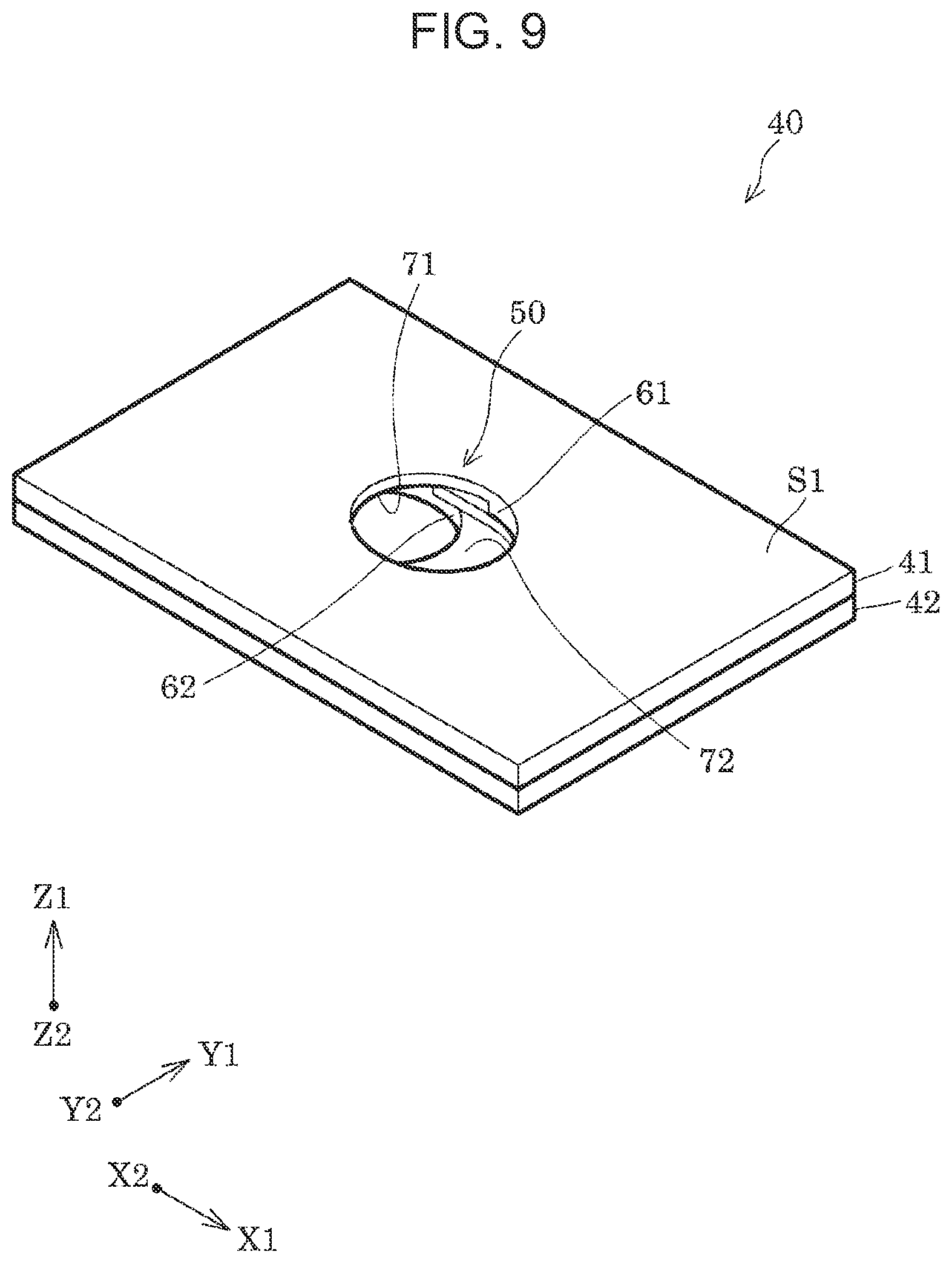 Patent US12552174 Figure 9 – Liquid ejecting head, liquid ejecting apparatus, and filter member