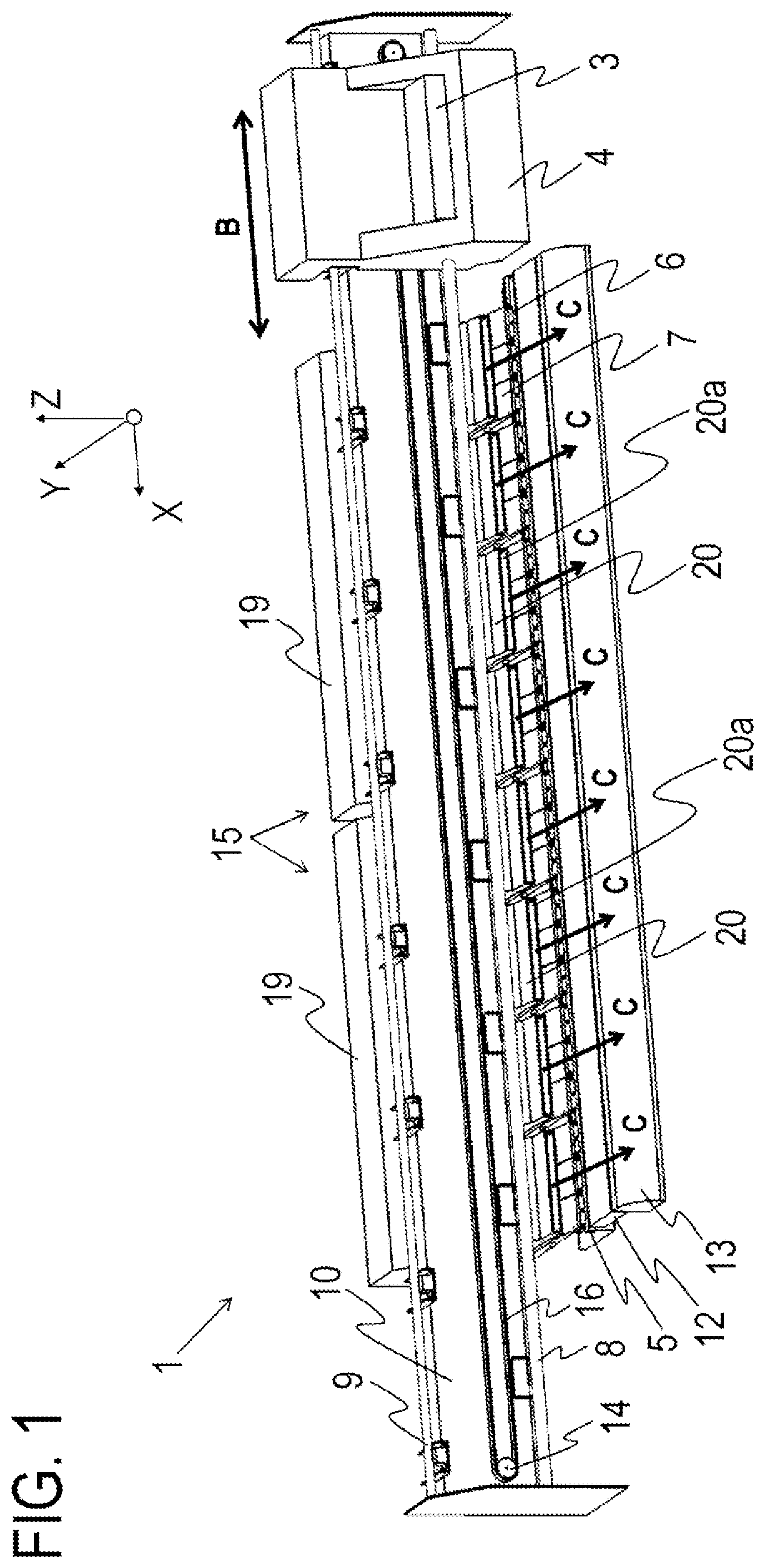 Patent US12552182 Figure 1 – Recording apparatus