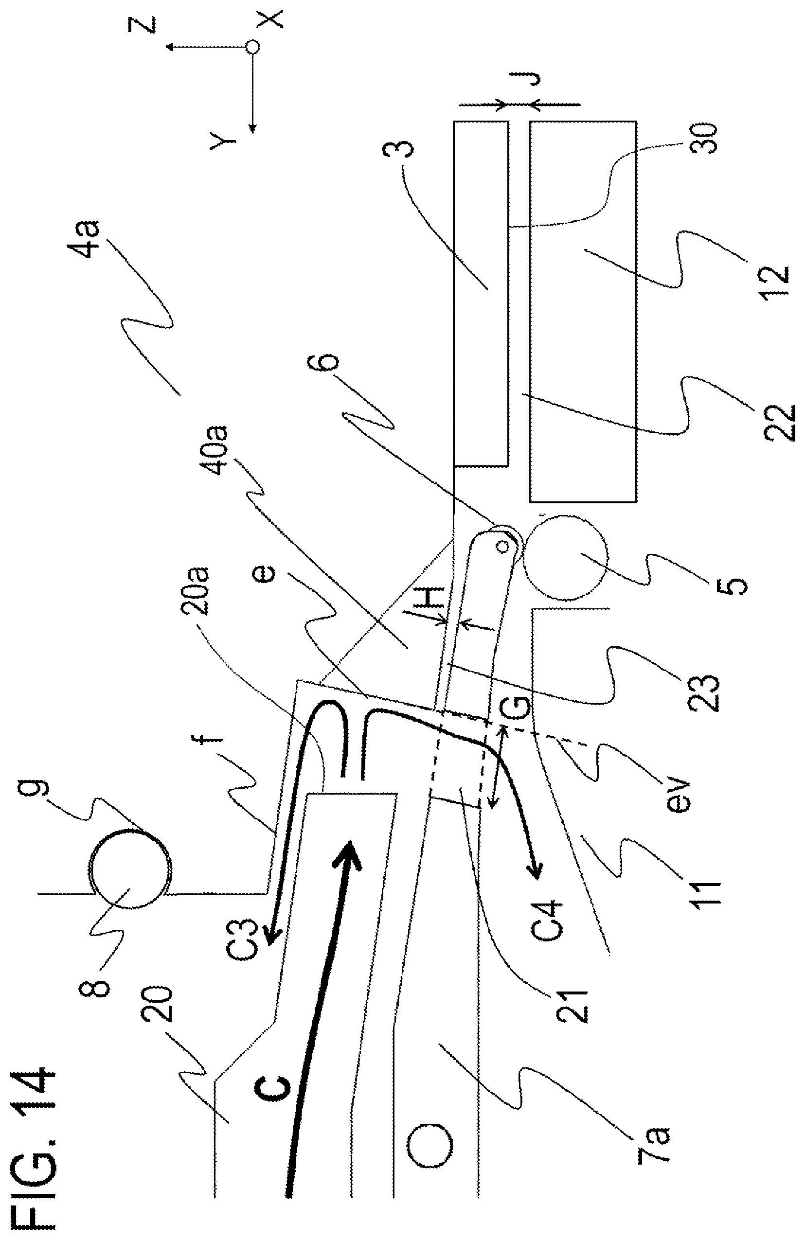 Patent US12552182 Figure 14 – Recording apparatus