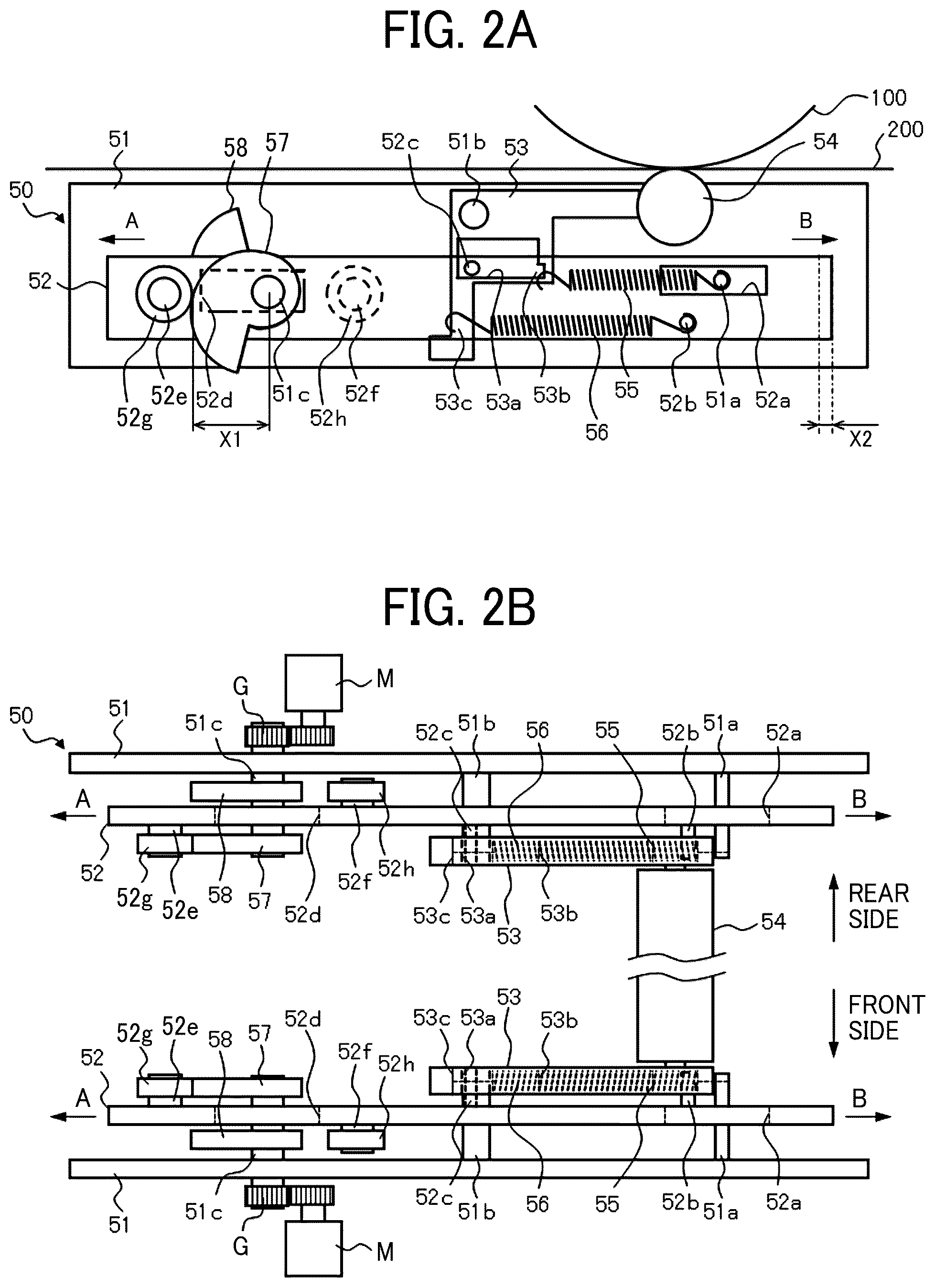 Patent US12552186 Figure 2 – Biasing force adjusting device, transfer device, and image forming apparatus