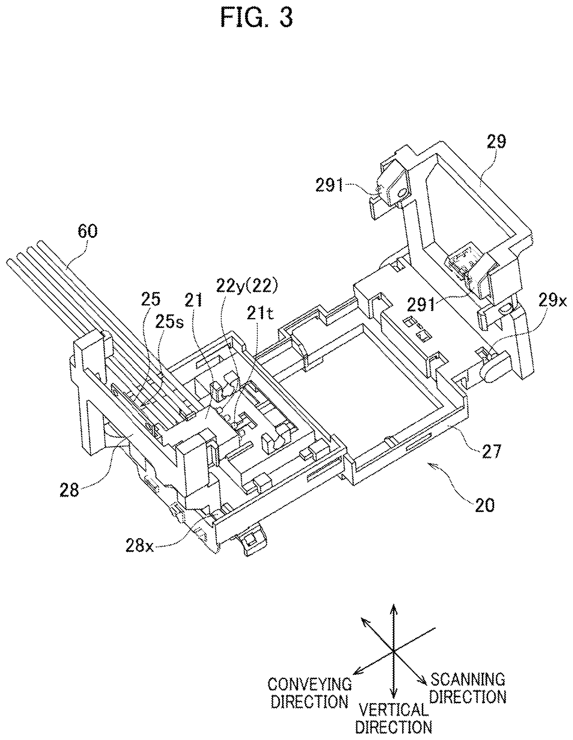 Patent US12552187 Figure 3 – Liquid ejecting device switchable between first state in which two terminals are separated from each other and second state in which two terminals are in contact with each other