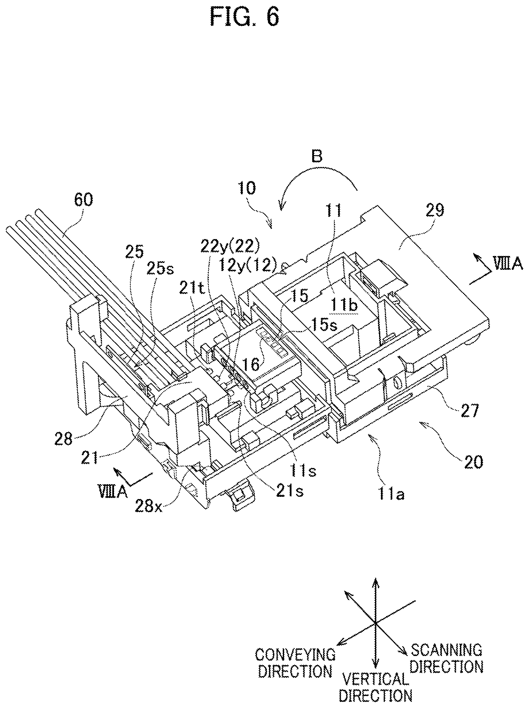 Patent US12552187 Figure 6 – Liquid ejecting device switchable between first state in which two terminals are separated from each other and second state in which two terminals are in contact with each other
