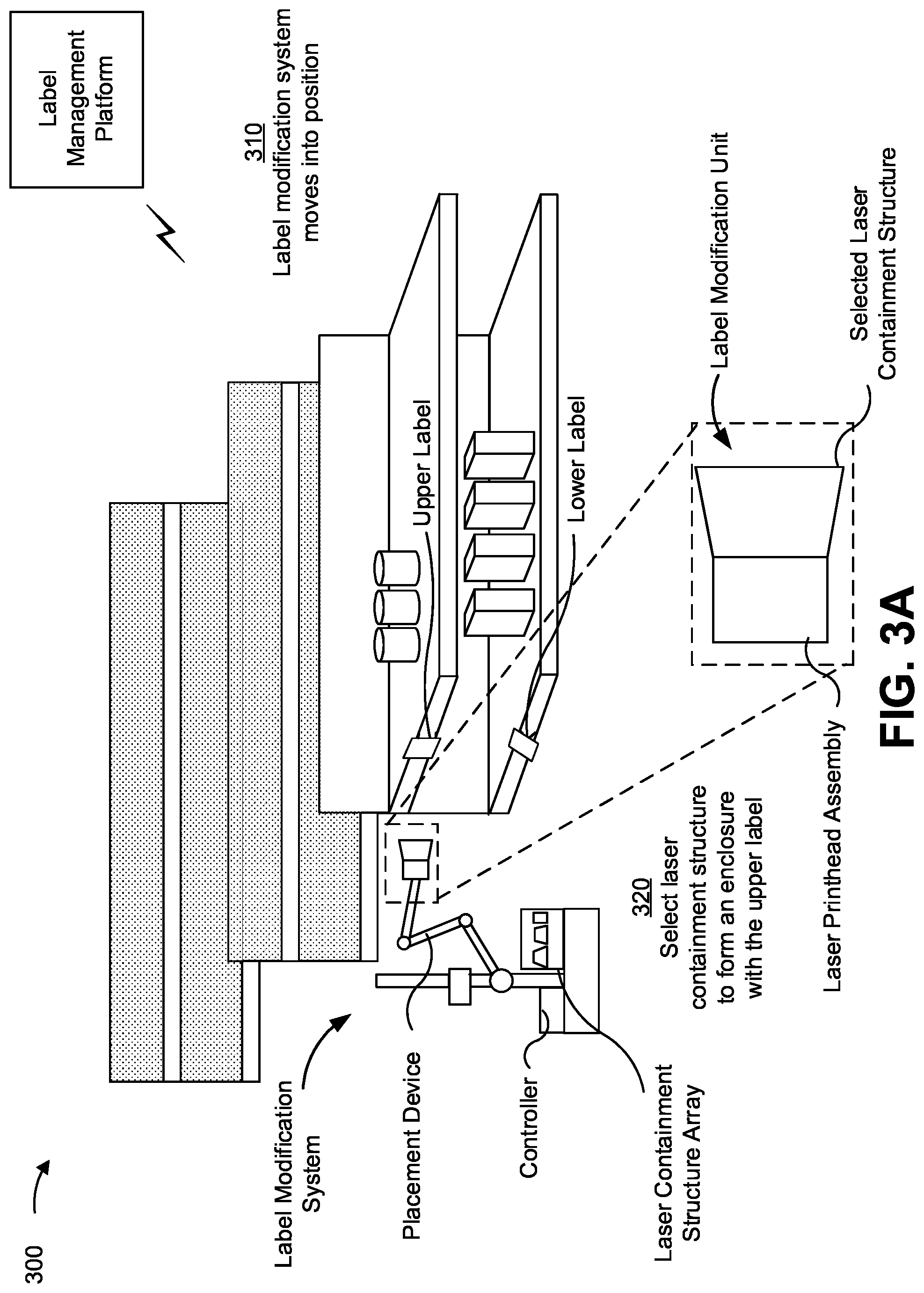 Patent US12552189 Figure 3 – Laser containment structure for a laser printhead
