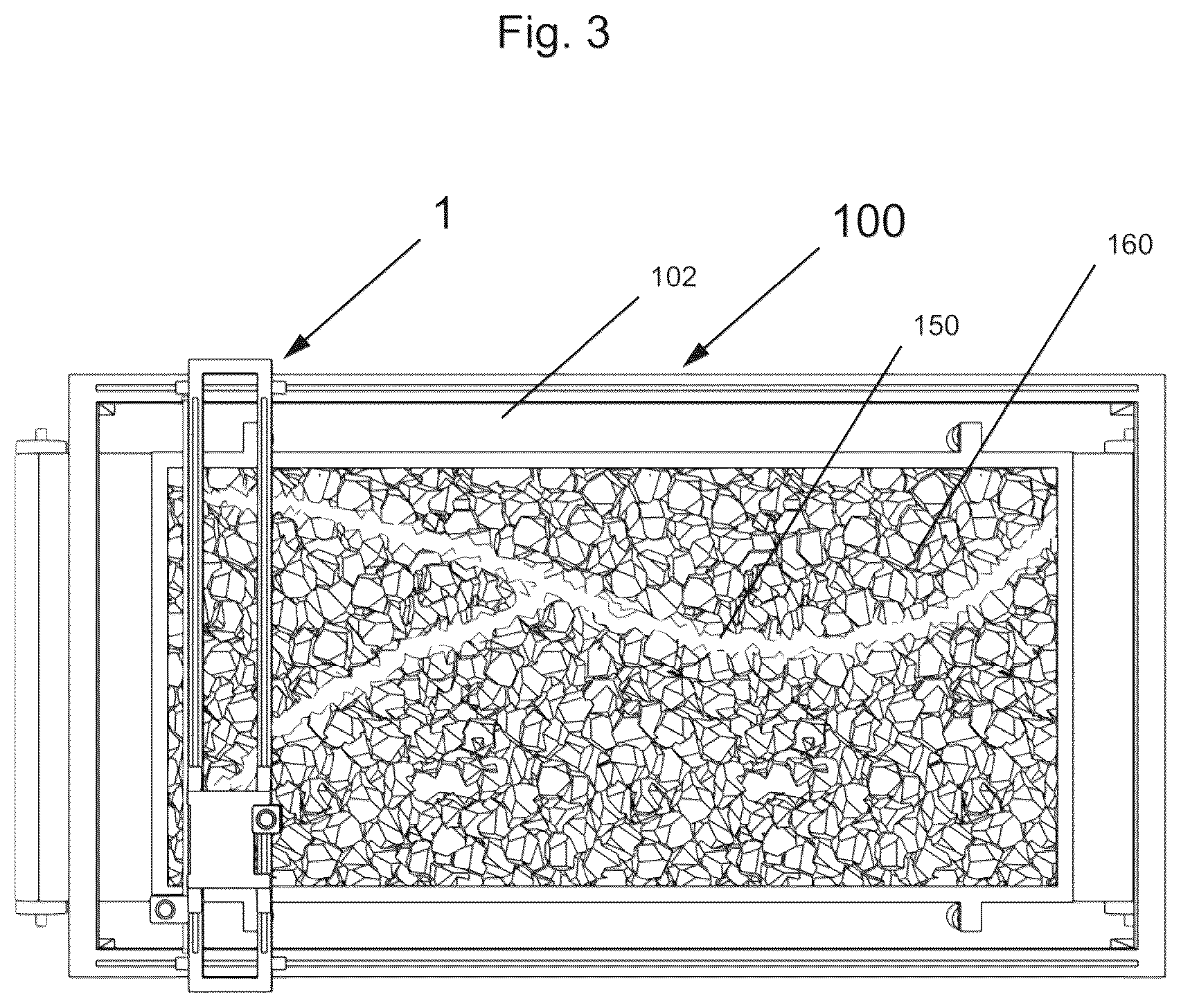 Patent US12552196 Figure 3 – Method and apparatus for producing engineered stone slabs