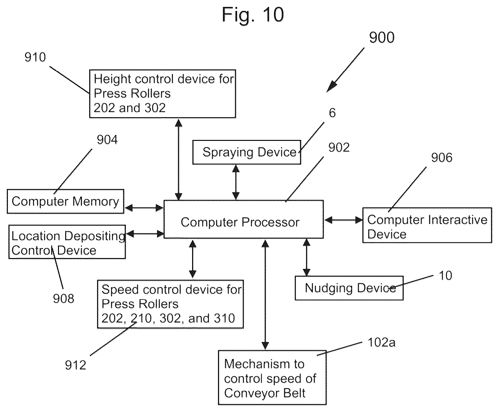 Patent US12552196 Figure 10 – Method and apparatus for producing engineered stone slabs