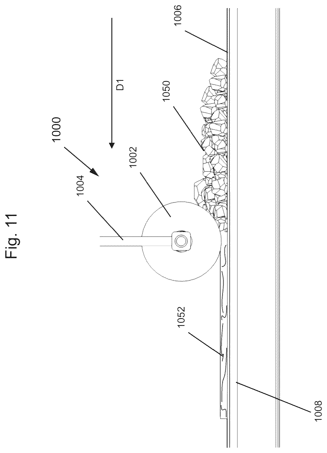 Patent US12552196 Figure 11 – Method and apparatus for producing engineered stone slabs