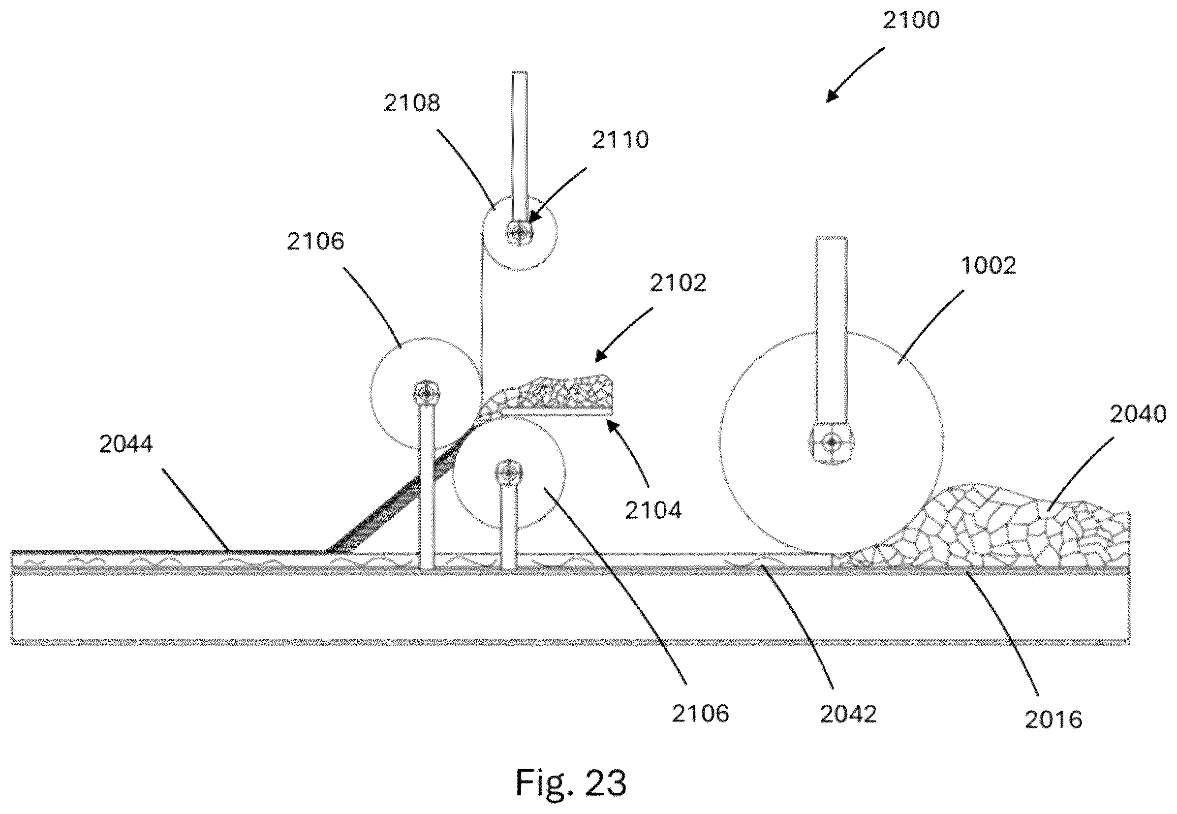 Patent US12552196 Figure 20 – Method and apparatus for producing engineered stone slabs