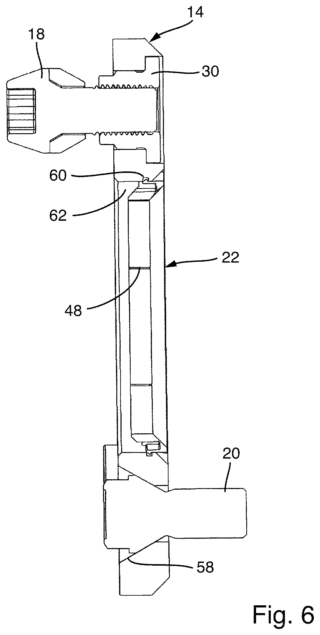 Patent US12552197 Figure 6 – Wheel system with an adapter disc