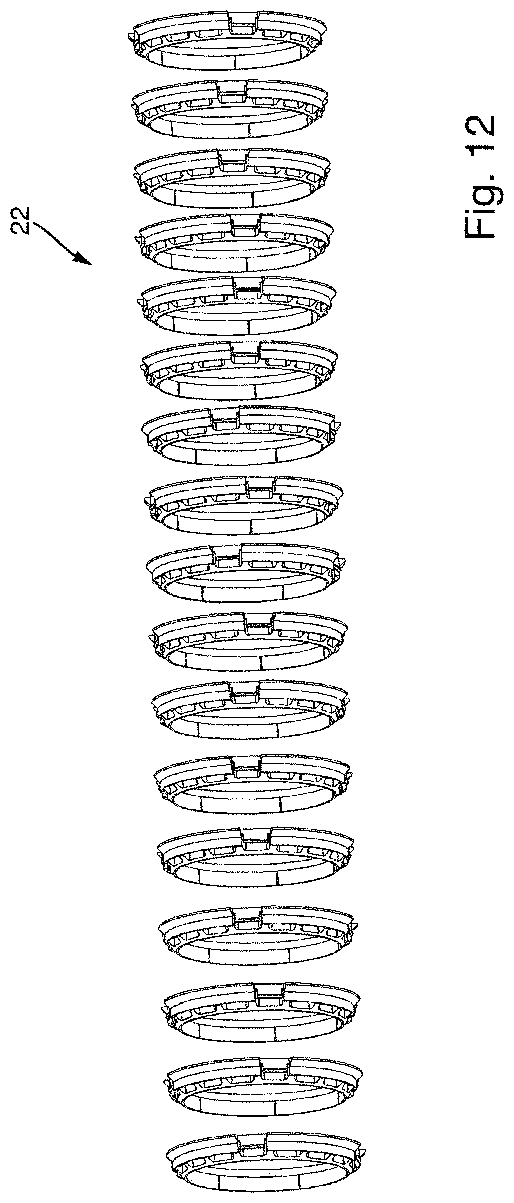 Patent US12552197 Figure 11 – Wheel system with an adapter disc
