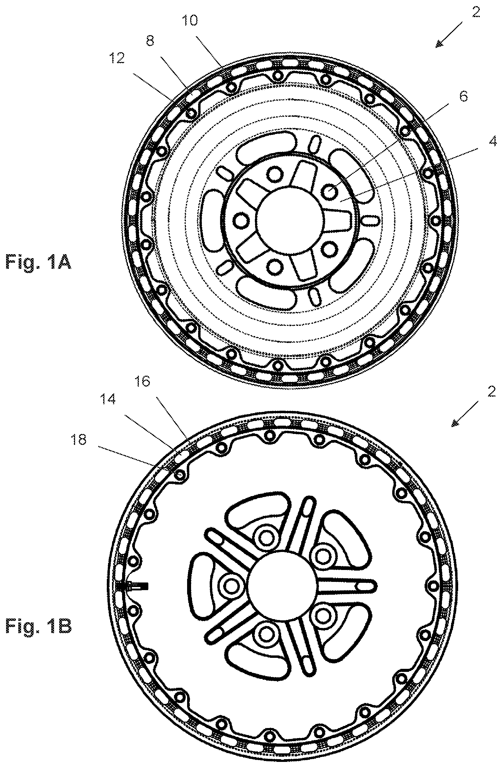 Patent US12552198 Figure 1 – Racing wheel