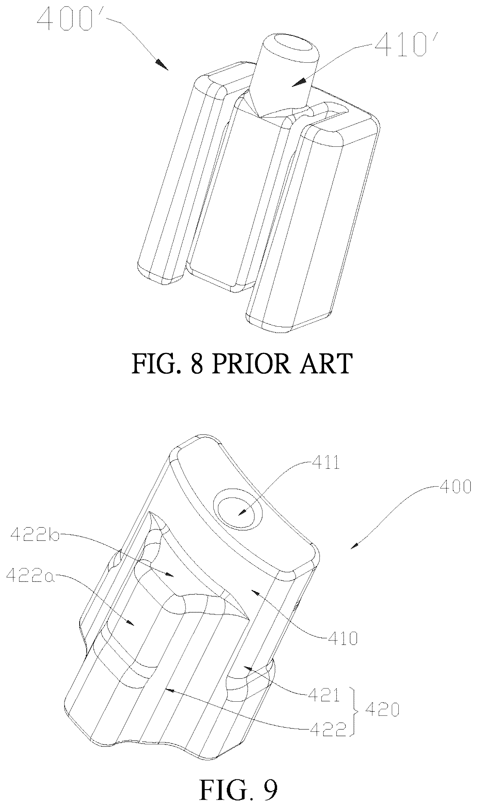 Patent US12552199 Figure 8 – Wheel connecting structure and baby carrier