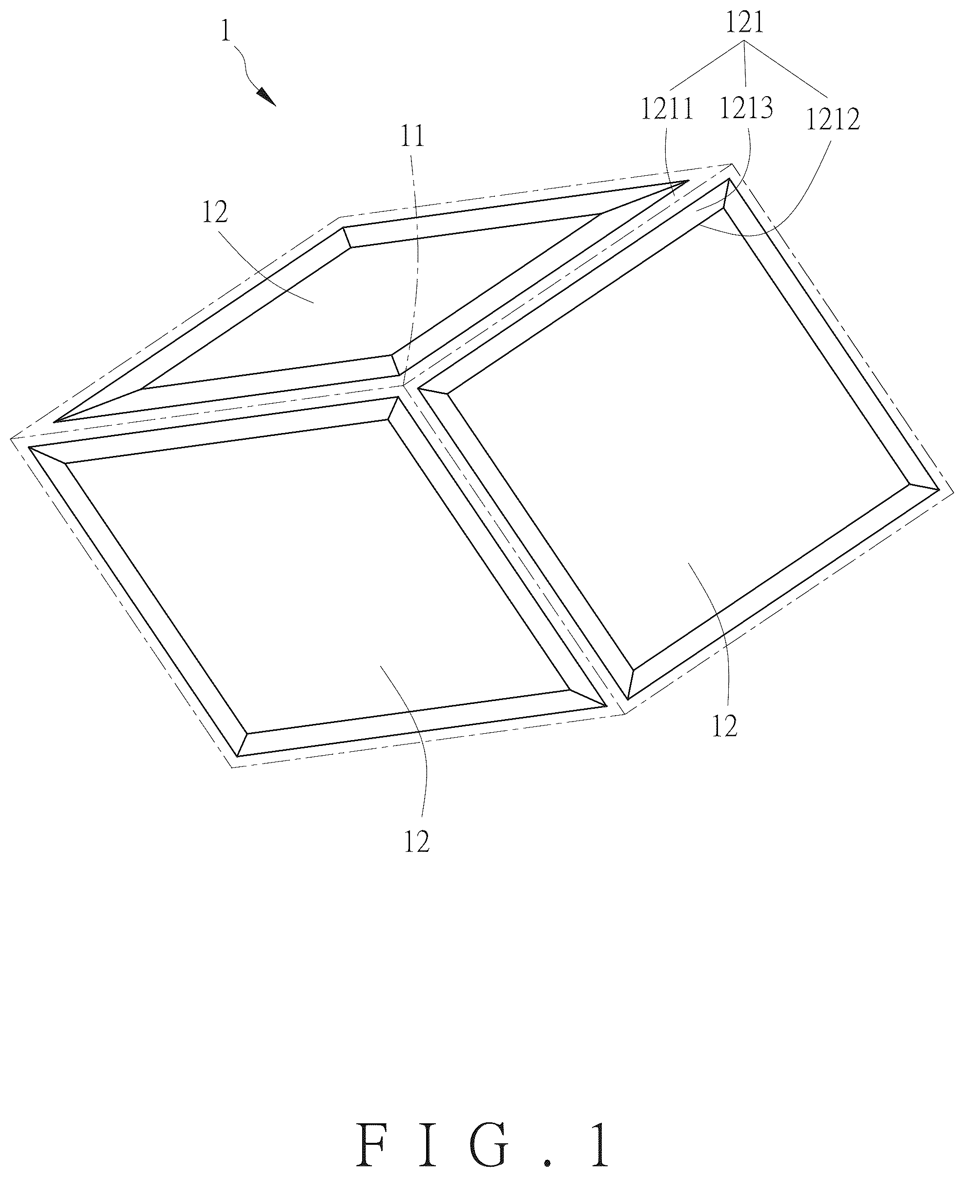 Patent US12552203 — Structure for enhancing sidewall marking contrast and tire with the same — Figure 1