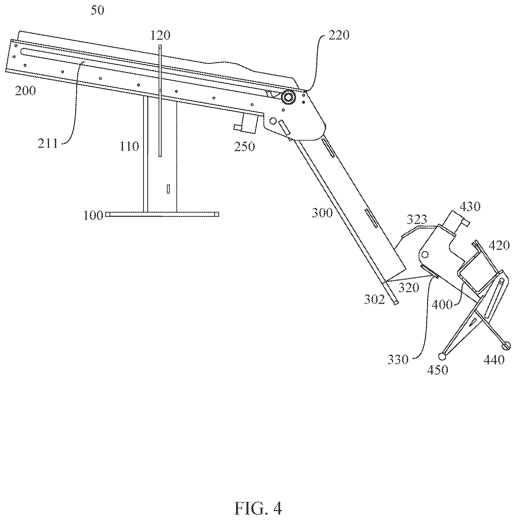 Patent US12552208 Figure 4 – Tow dolly mount apparatus