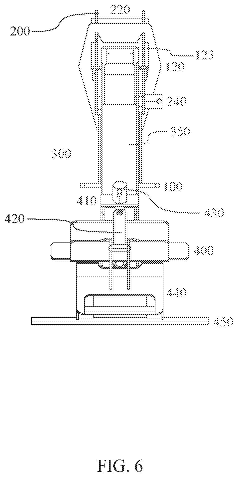 Patent US12552208 Figure 6 – Tow dolly mount apparatus