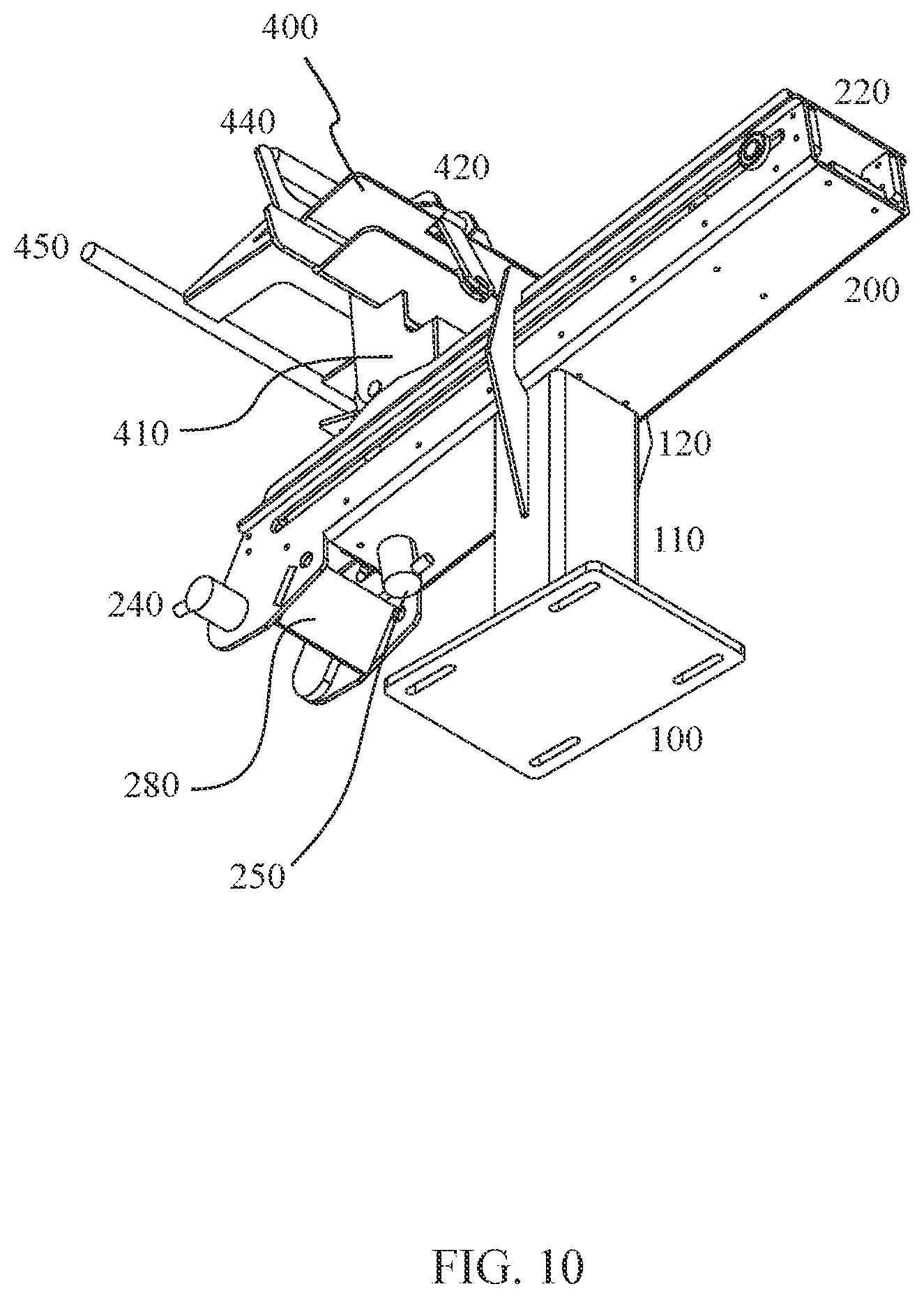Patent US12552208 Figure 10 – Tow dolly mount apparatus