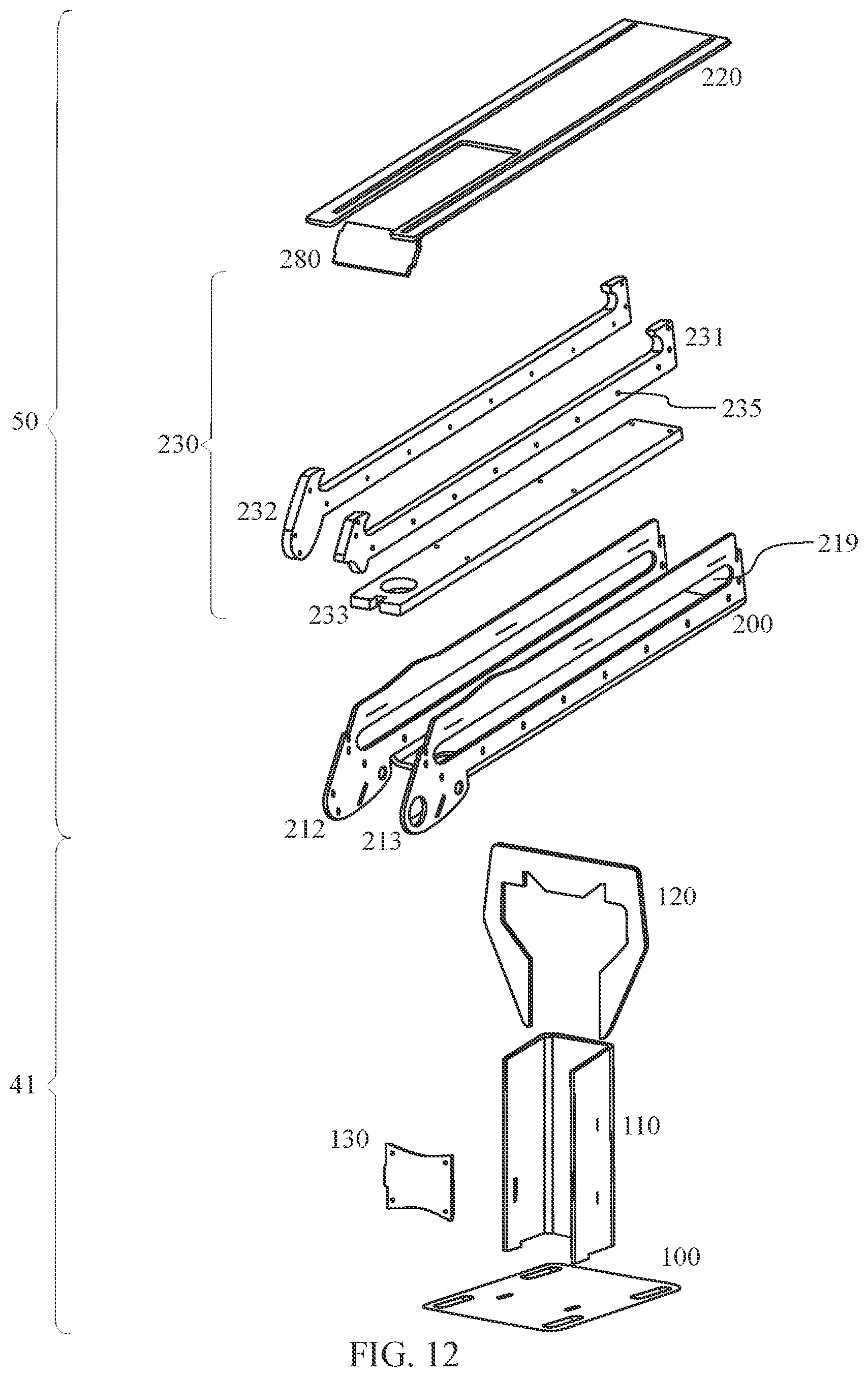 Patent US12552208 Figure 12 – Tow dolly mount apparatus