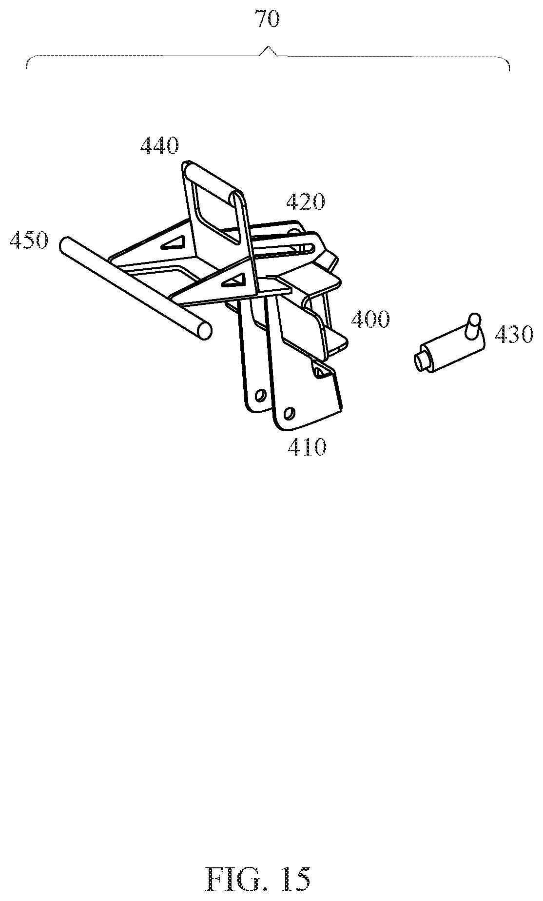Patent US12552208 Figure 15 – Tow dolly mount apparatus