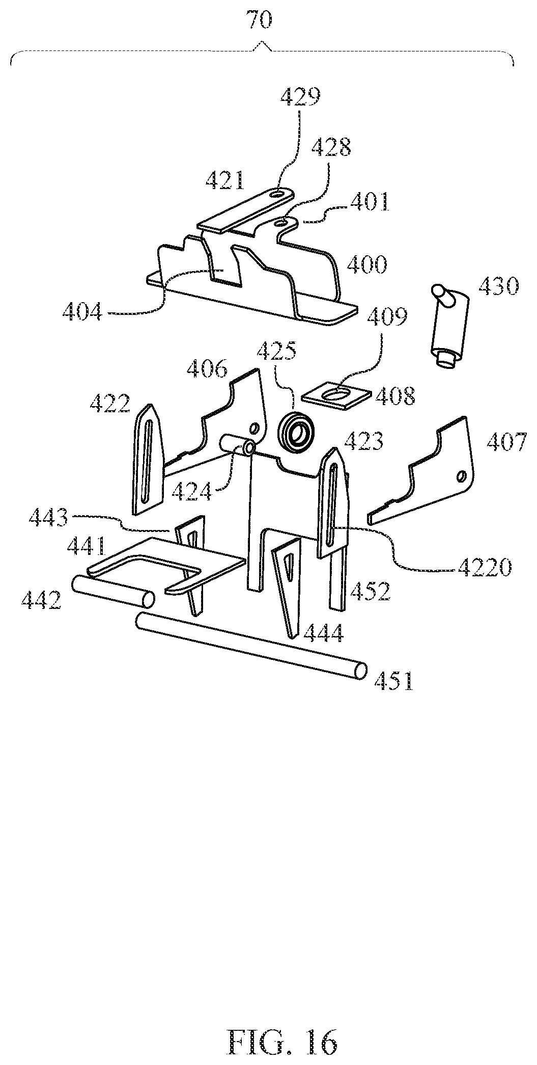 Patent US12552208 Figure 16 – Tow dolly mount apparatus