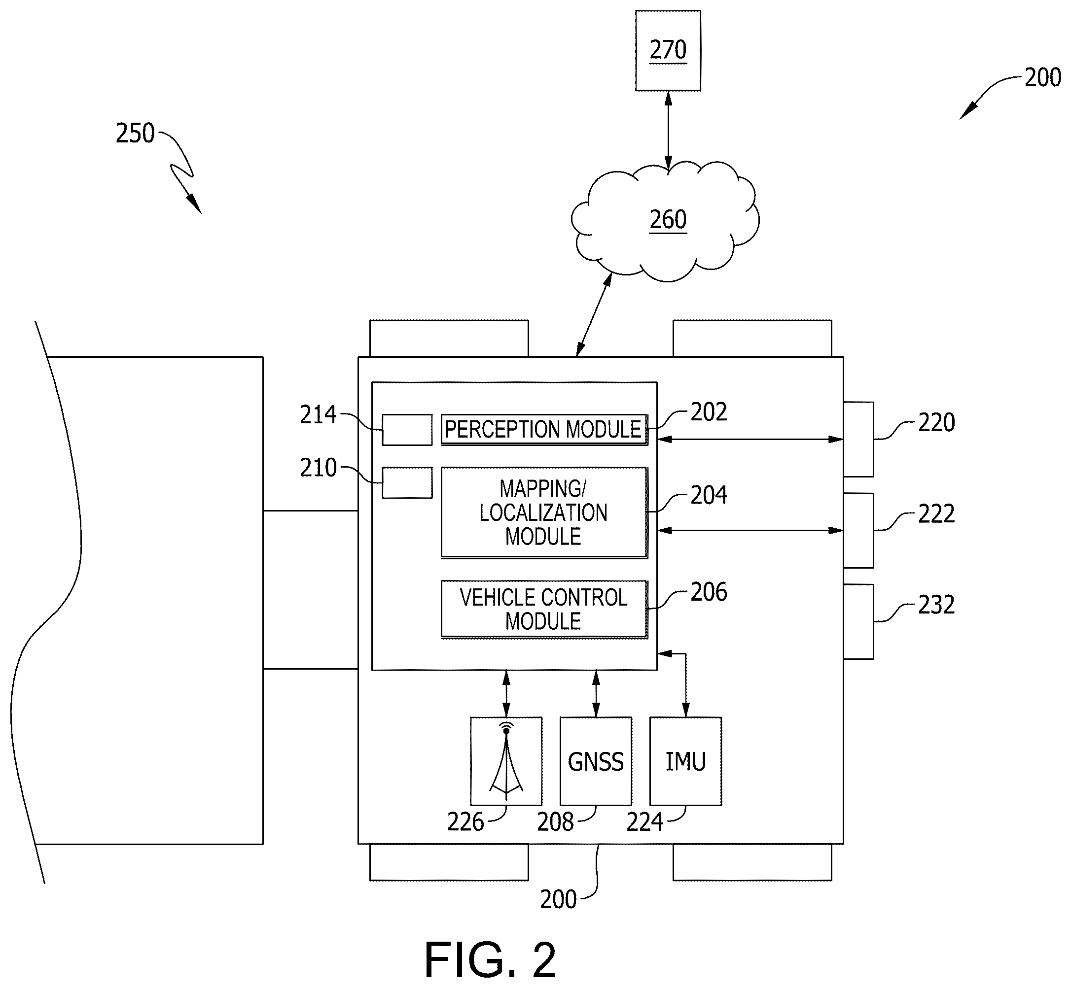 Patent US12552209 Figure 2 – Systems and methods of monitoring and control for trailer dynamics