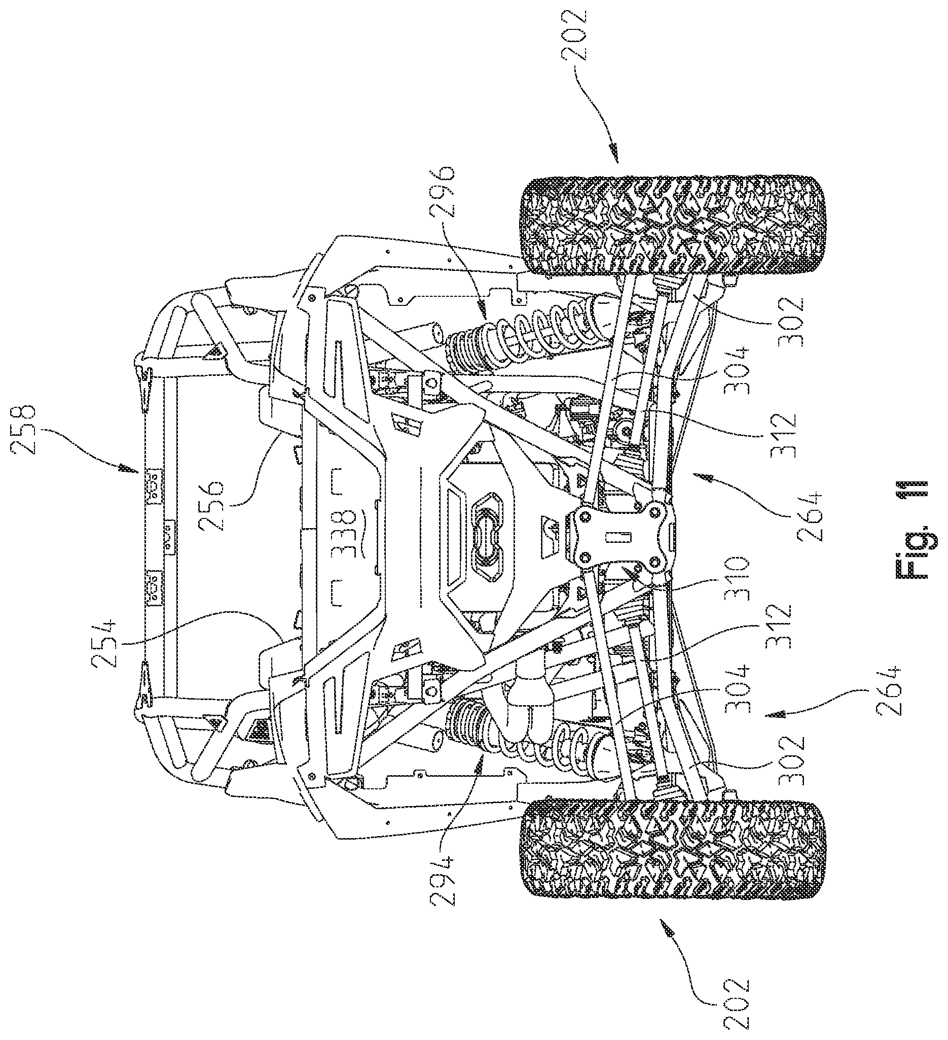Patent US12552215 Figure 12 – Adjustable suspensions and vehicle operation for off-road recreational vehicles