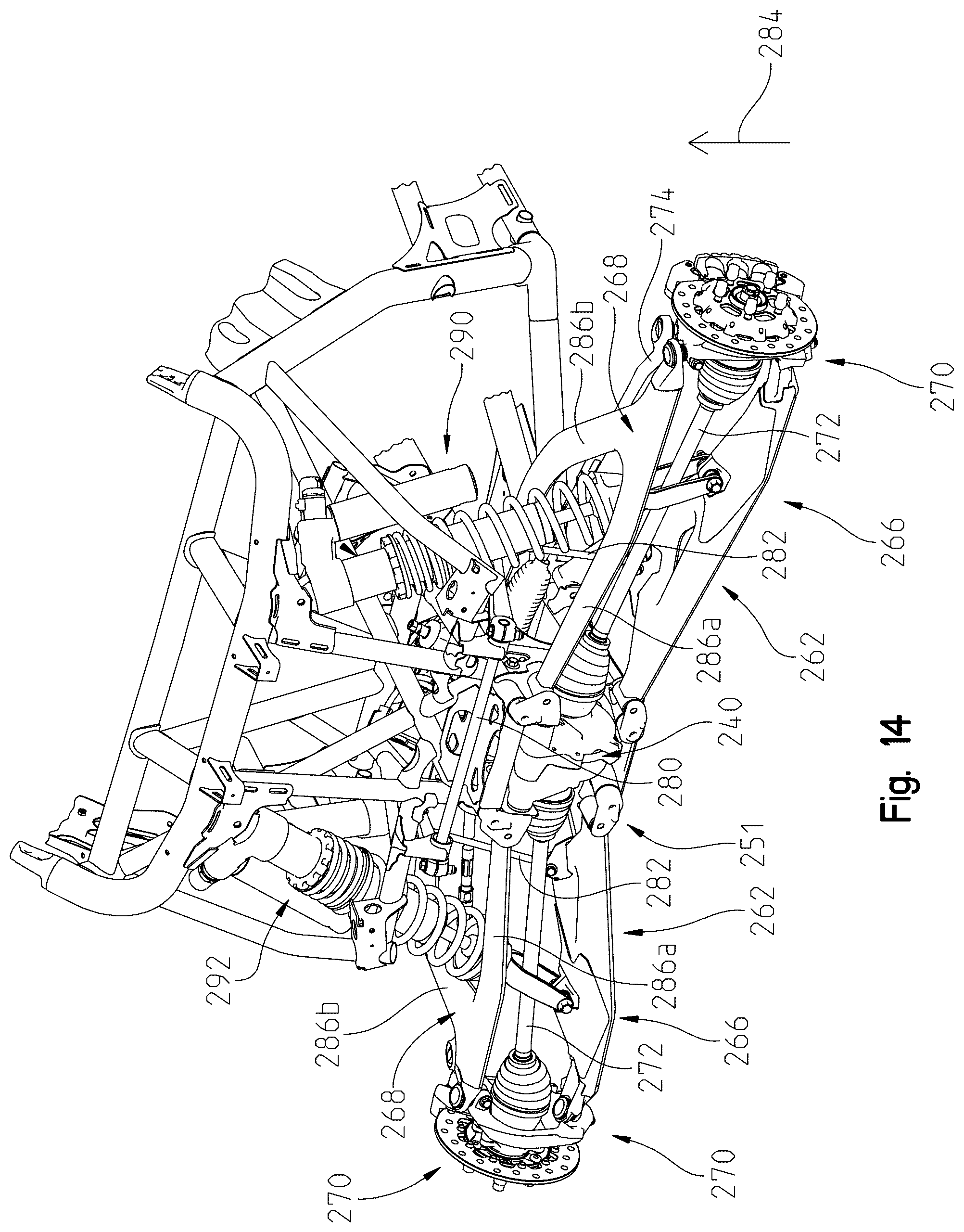 Patent US12552215 Figure 15 – Adjustable suspensions and vehicle operation for off-road recreational vehicles