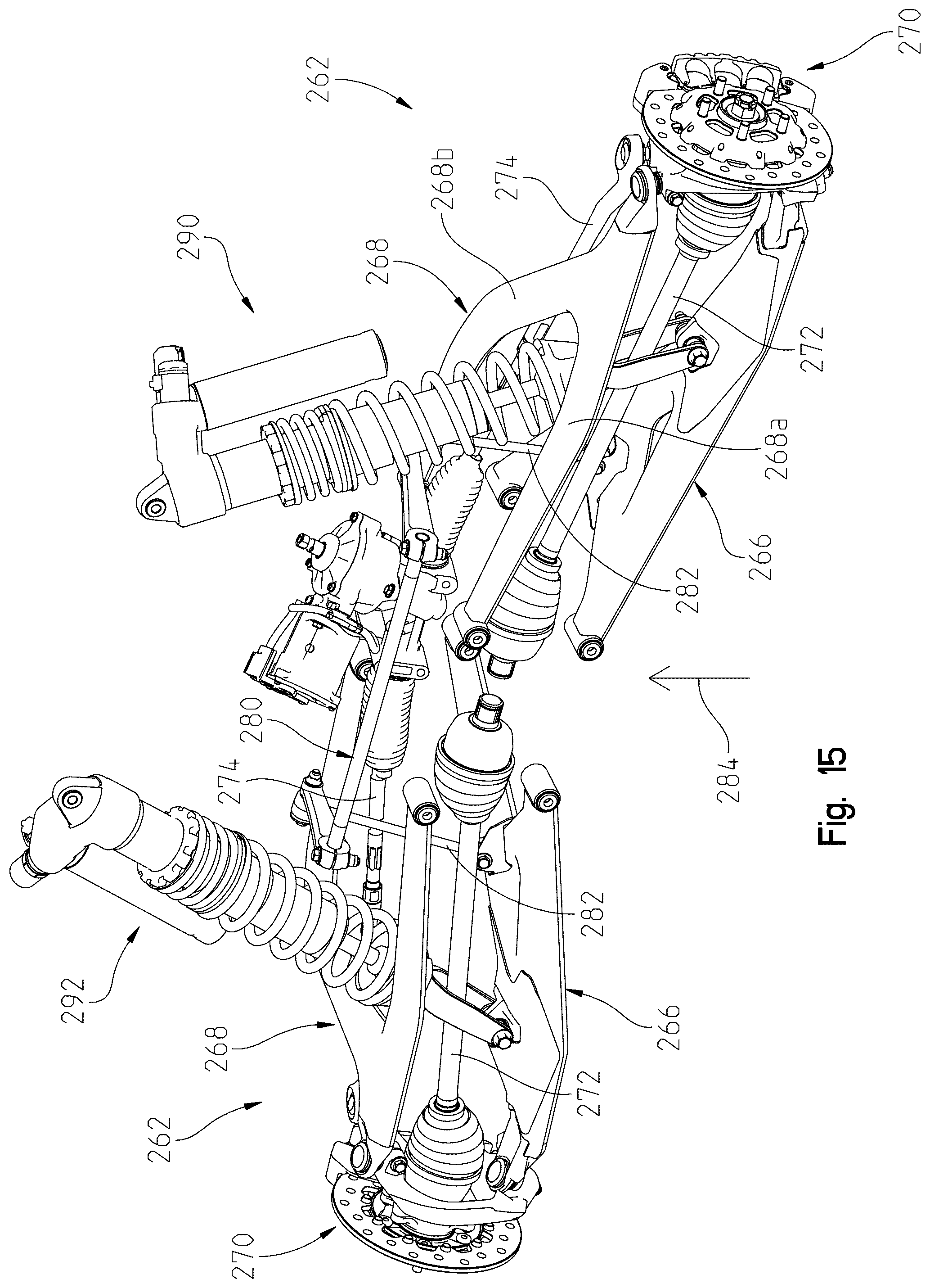 Patent US12552215 Figure 16 – Adjustable suspensions and vehicle operation for off-road recreational vehicles
