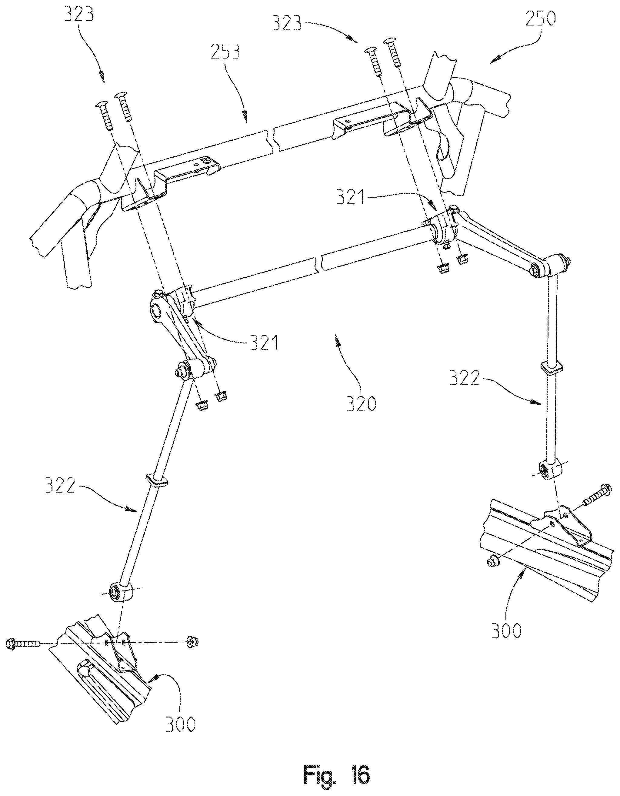 Patent US12552215 Figure 17 – Adjustable suspensions and vehicle operation for off-road recreational vehicles