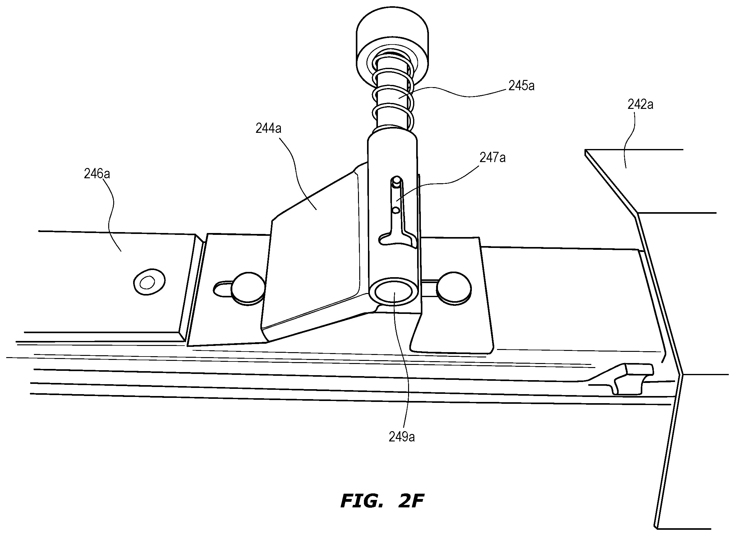 Patent US12552216 Figure 7 – Adjustable height single axle trailer