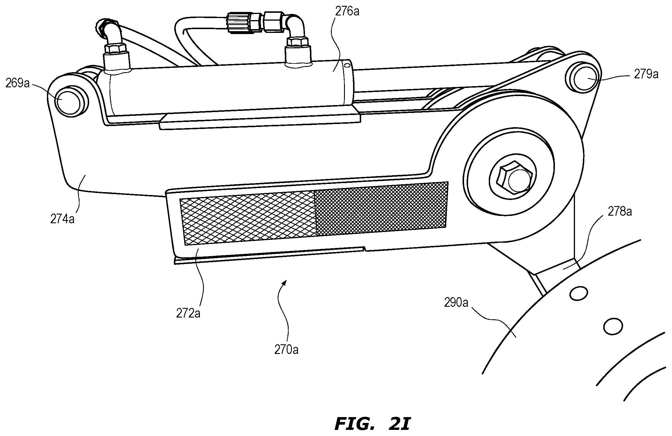 Patent US12552216 Figure 10 – Adjustable height single axle trailer