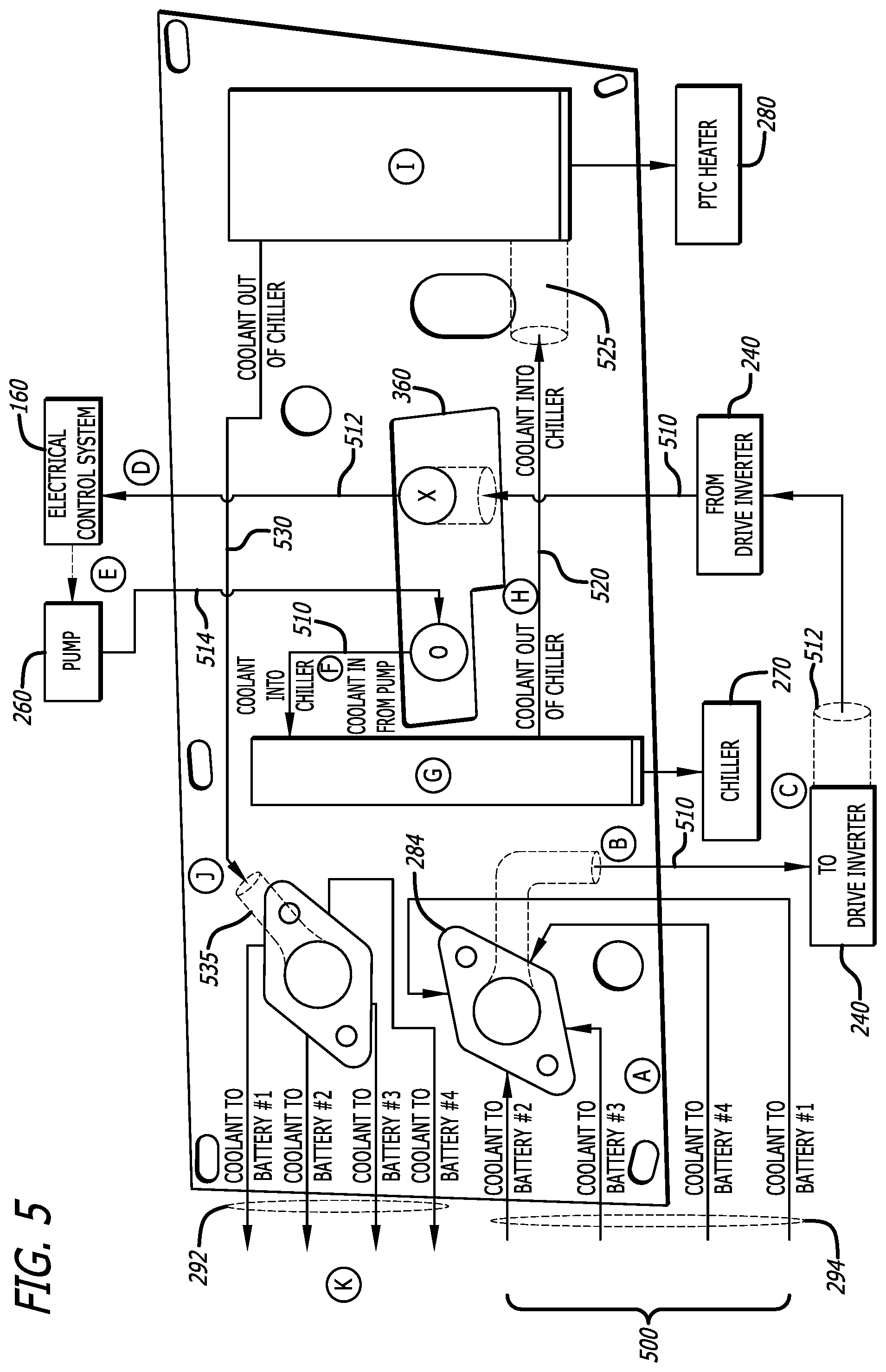 Patent US12552220 Figure 6 – Thermal management unit for an electric vehicle