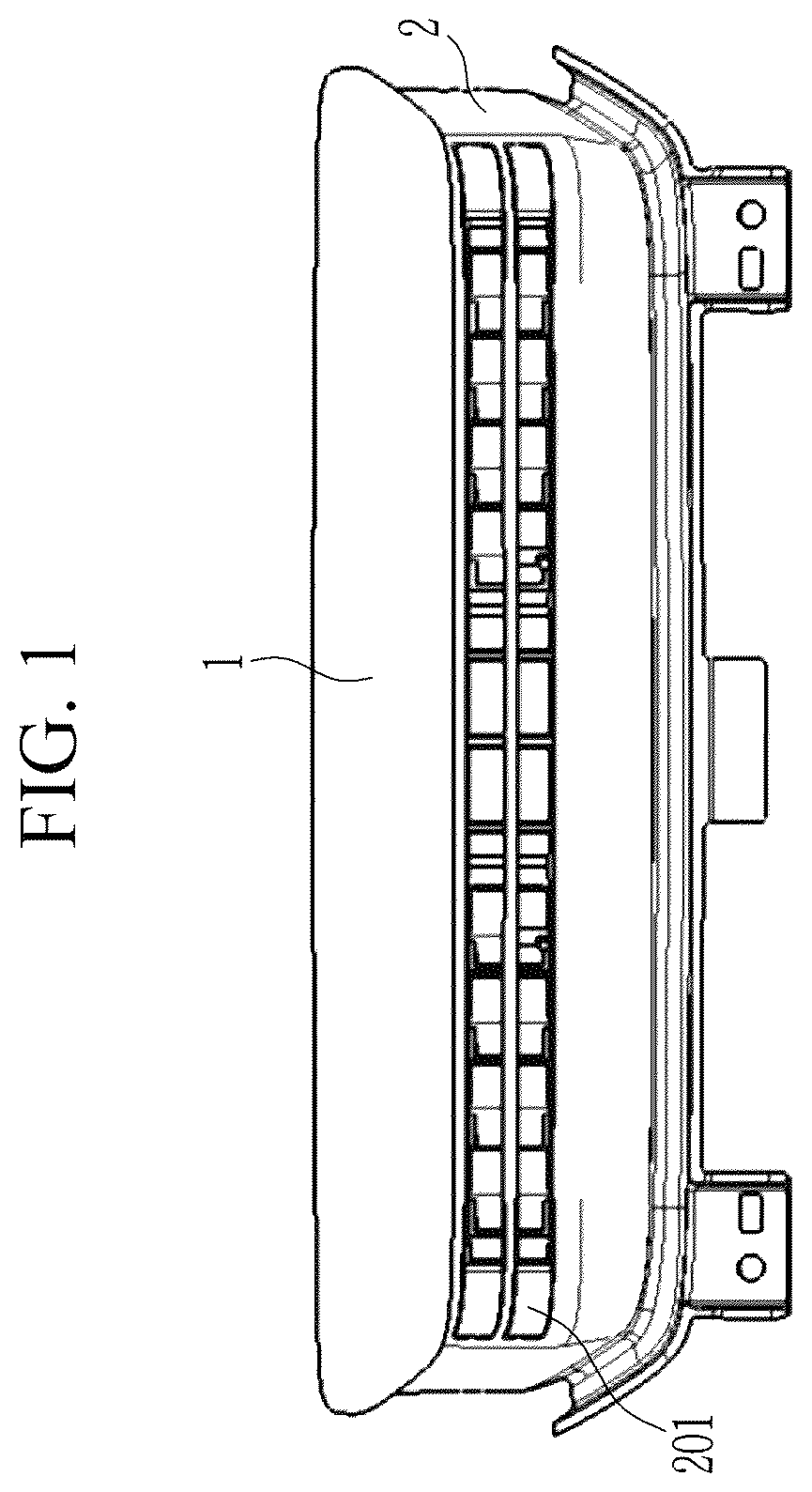 Patent US12552228 Figure 1 – Air vent apparatus for vehicle and vehicle equipped with the same