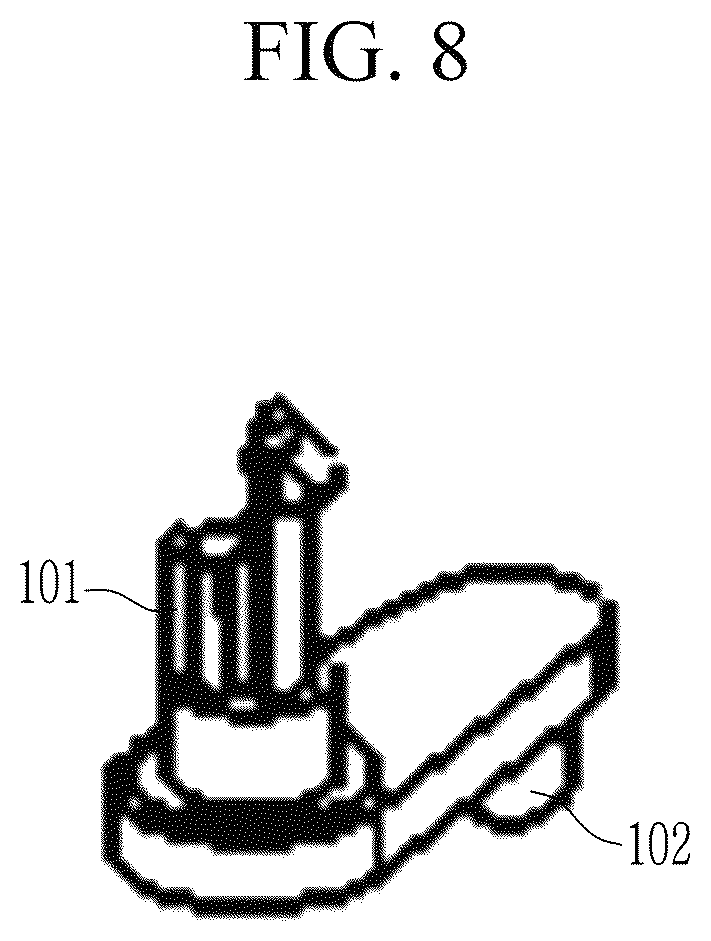 Patent US12552228 Figure 8 – Air vent apparatus for vehicle and vehicle equipped with the same