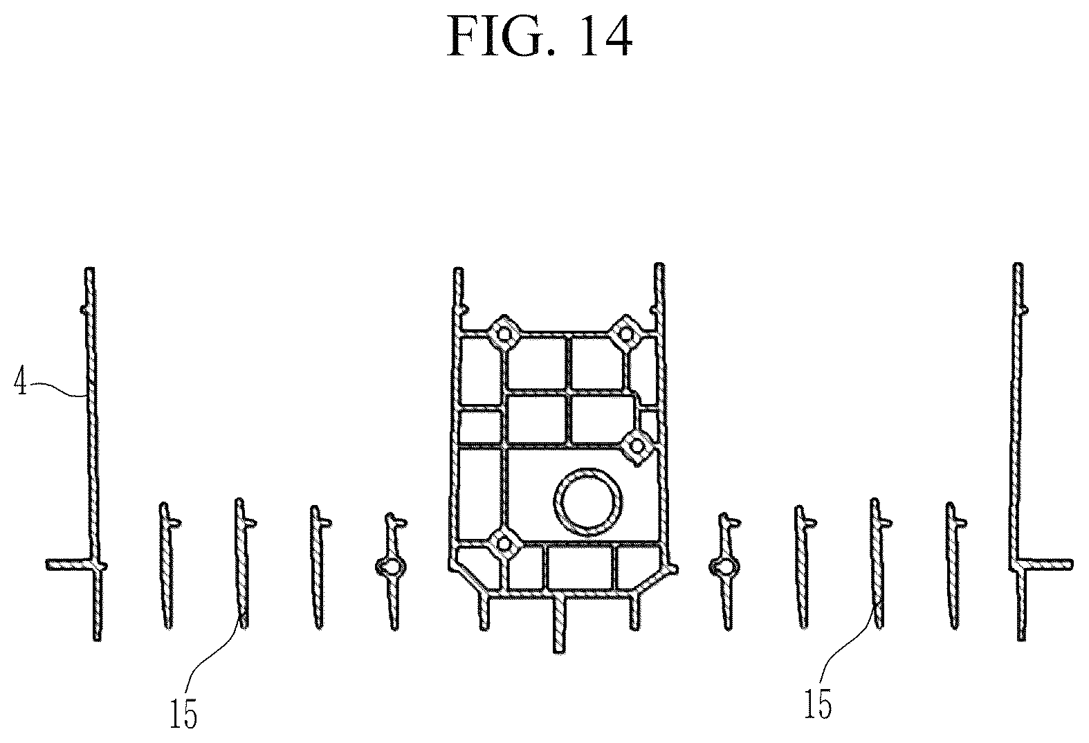 Patent US12552228 Figure 14 – Air vent apparatus for vehicle and vehicle equipped with the same