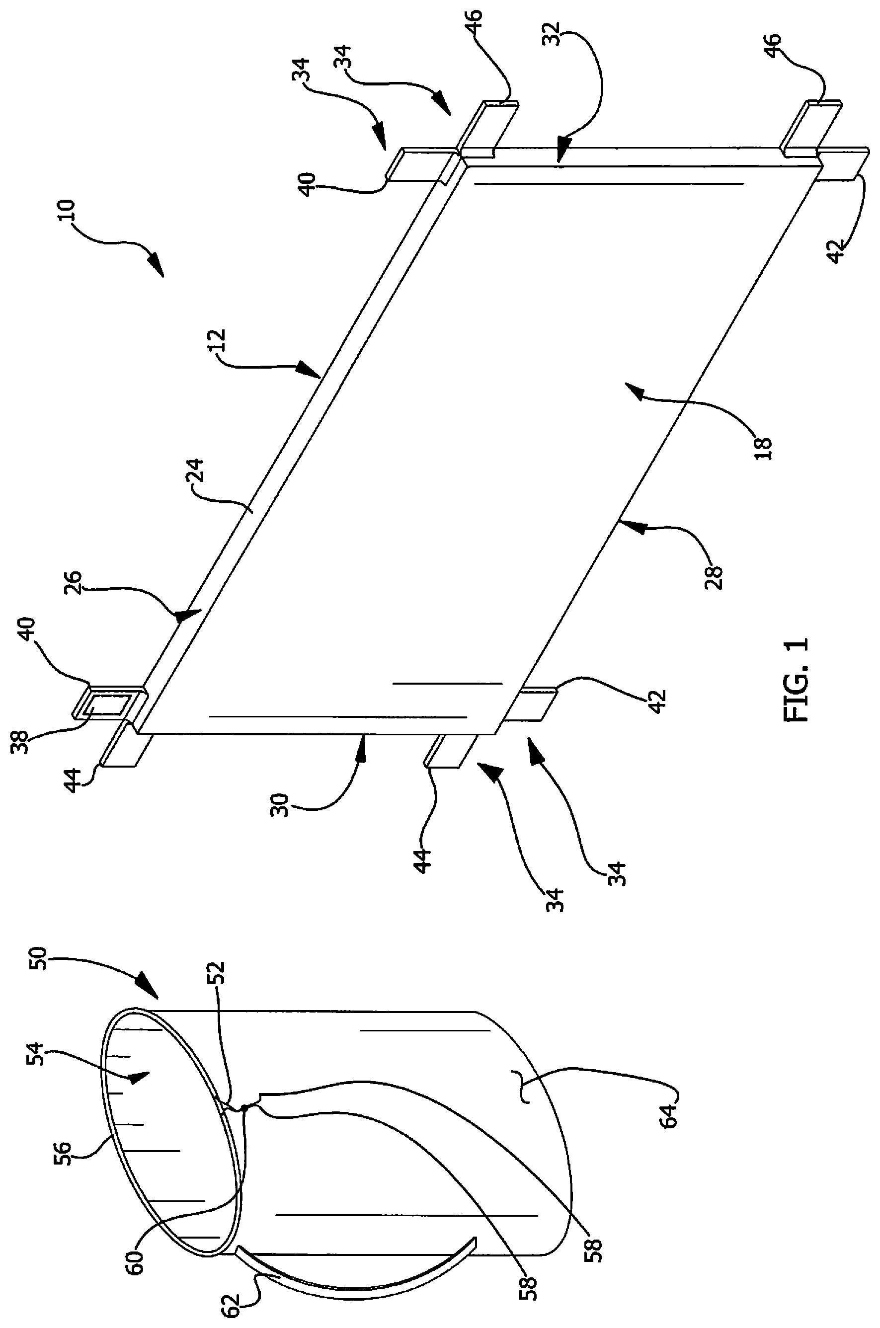 Patent US12552231 Figure 1 – Windshield protection cushion device