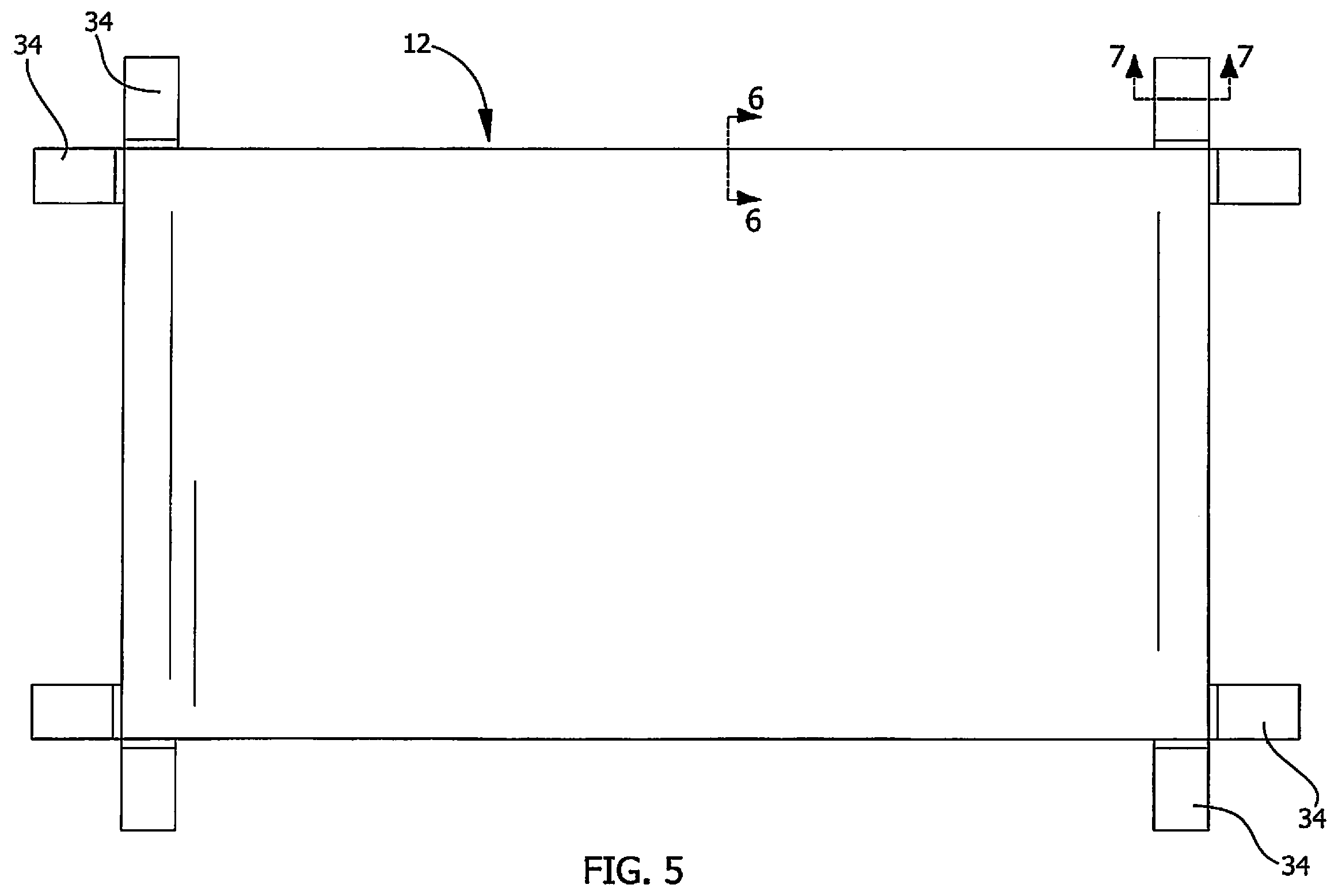 Patent US12552231 Figure 5 – Windshield protection cushion device