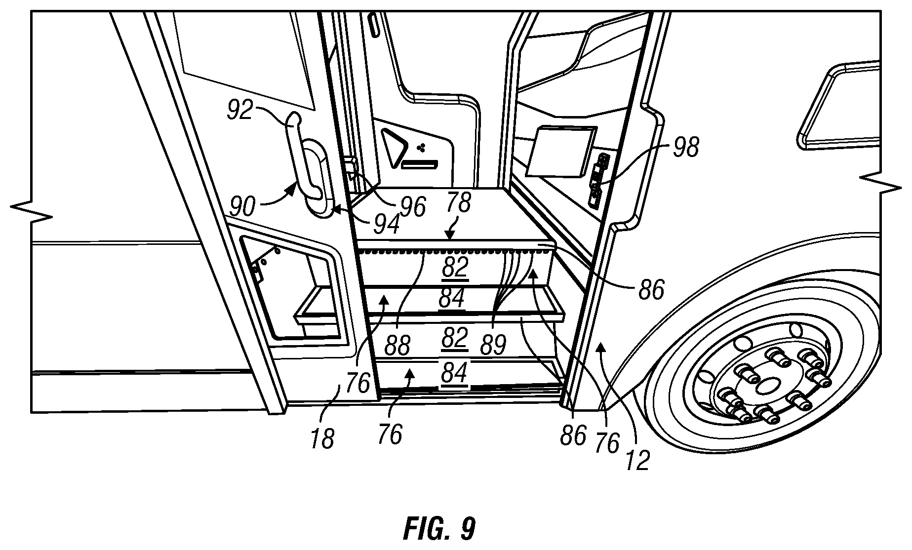 Patent US12552233 Figure 5 – Delivery vehicle