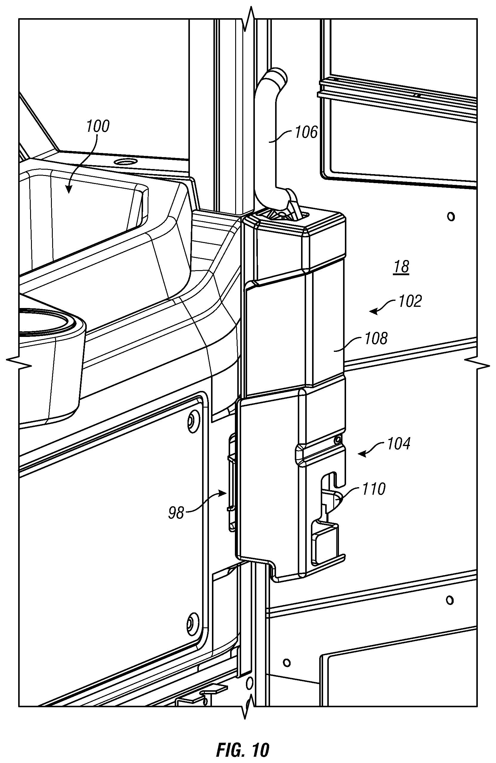 Patent US12552233 Figure 6 – Delivery vehicle