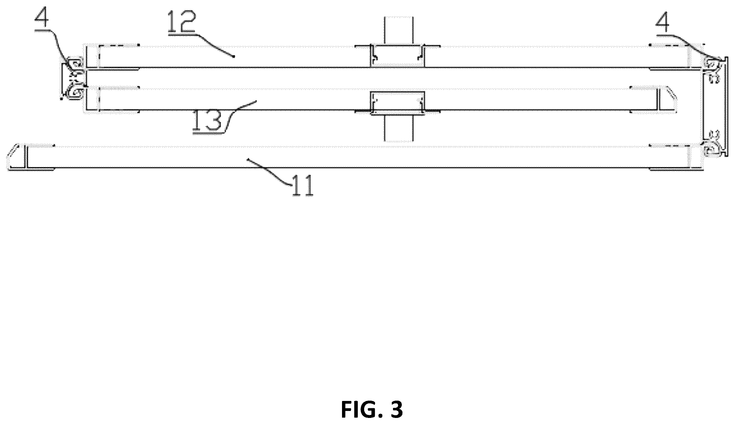 Patent US12552235 Figure 3 – Pickup truck rear compartment cover
