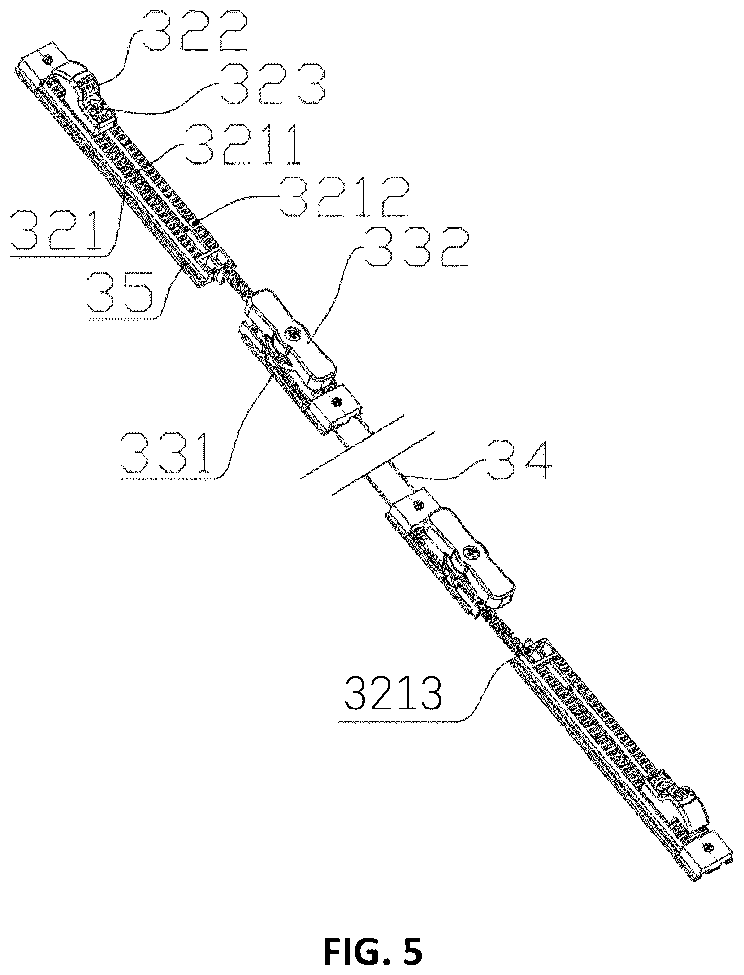 Patent US12552235 Figure 5 – Pickup truck rear compartment cover