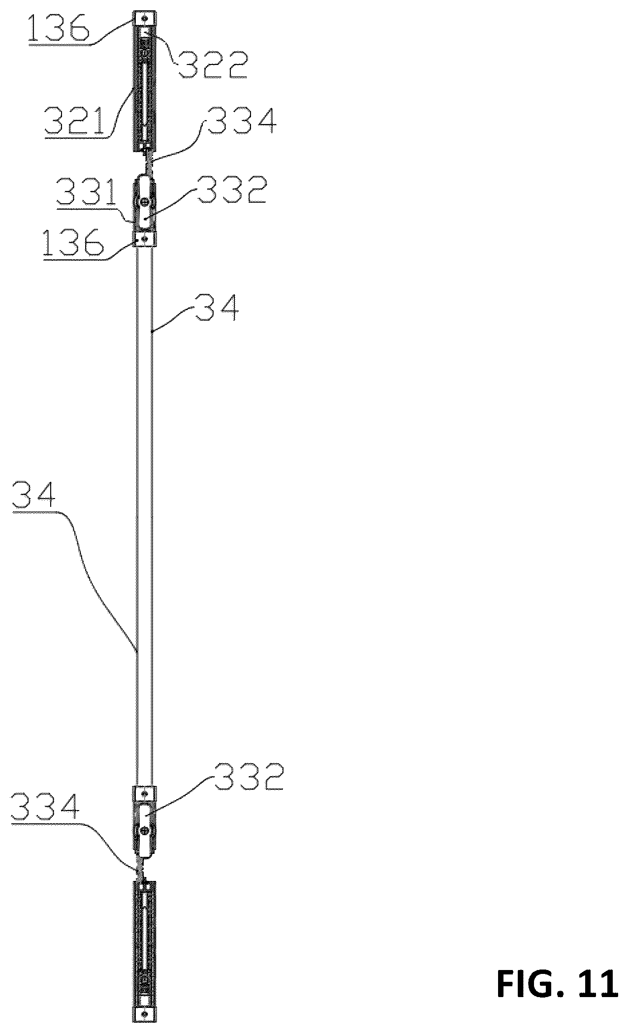 Patent US12552235 Figure 11 – Pickup truck rear compartment cover