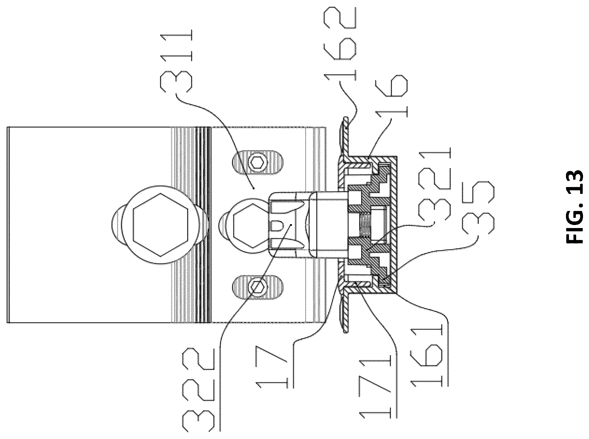 Patent US12552235 Figure 13 – Pickup truck rear compartment cover